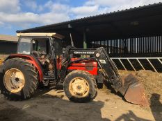 1986-1990 SAME EXPLORER 80 SPECIAL 4WD DIESEL TRACTOR WITH QUICKE 520 FRONT LOADING SHOVEL *PLUS VAT