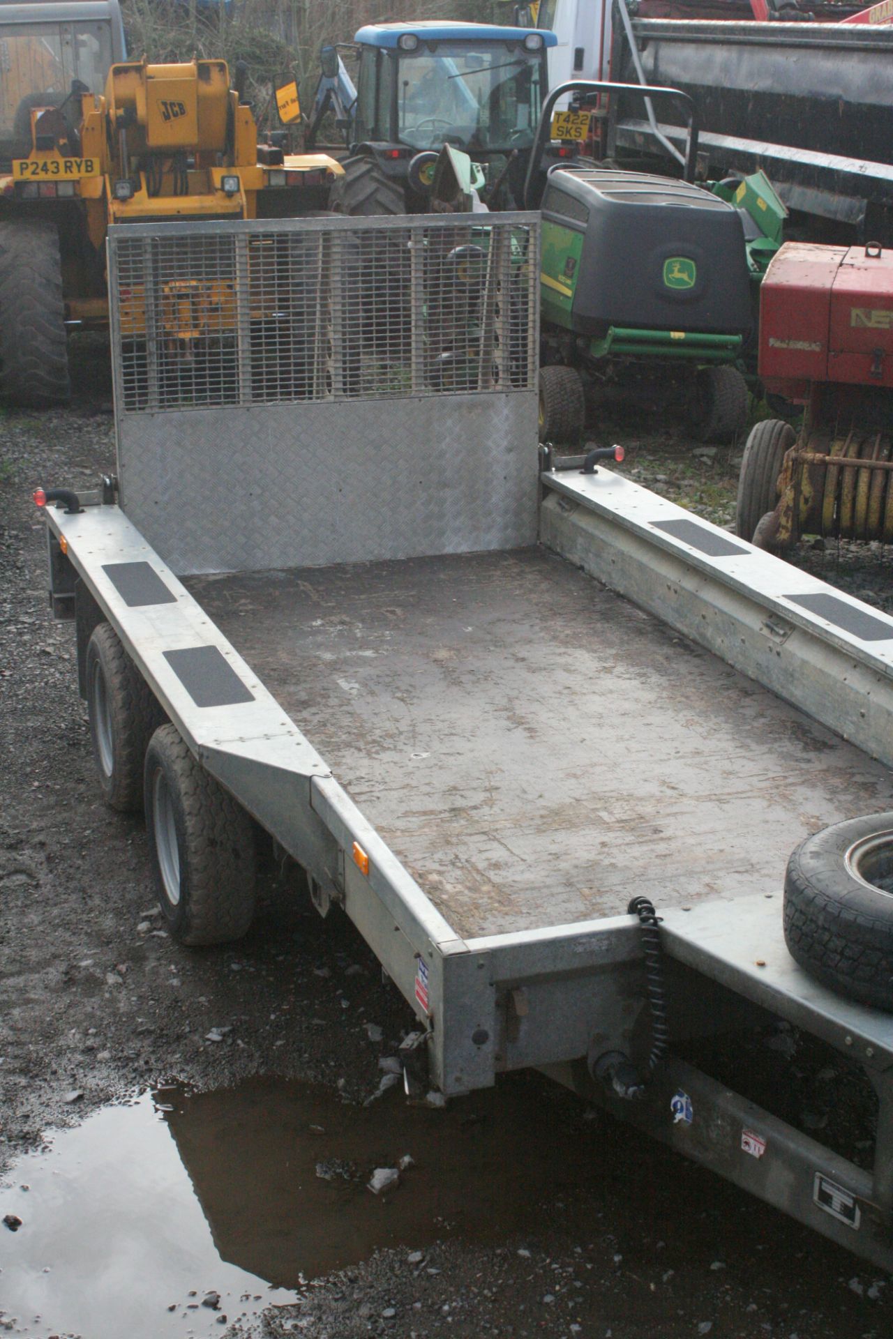 IFOR WILLIAMS GX125HD TWIN AXLE PLANT TRAILER, C/W DROP DOWN REAR RAMP & SPARE WHEEL *PLUS VAT* - Image 3 of 8