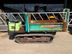 YANMAR C12R-A TRACKED DUMPER, RUNS, WORKS AND TIPS, SHOWING 411 HOURS (UNVERIFIED) *PLUS VAT*