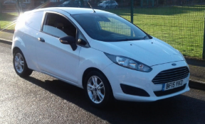 2015/15 REG FORD FIESTA ECONETIC TECH TDCI 1.6 DIESEL CAR DERIVED VAN, 0 FORMER KEEPERS *NO VAT*