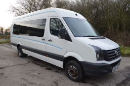 2009/09 REG VOLKSWAGEN CRAFTER 17 SEATER 5 TON MINIBUS / COACH 2.5 DIESEL, SHOWING 2 FORMER KEEPERS