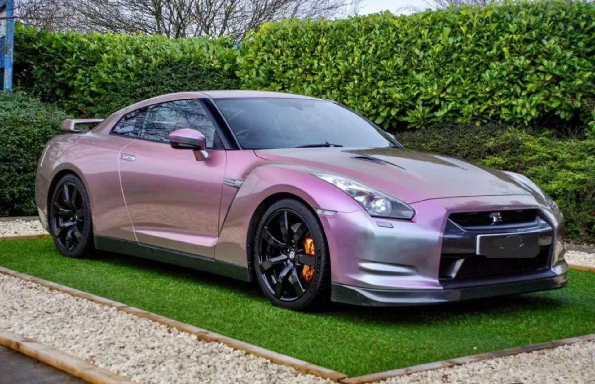 2009 NISSAN GT-R R35 BLACK EDITION 3.8L PETROL COUPE 2DR 479 BHP, CUSTOM PEARLESCENT WRAP *NO VAT*