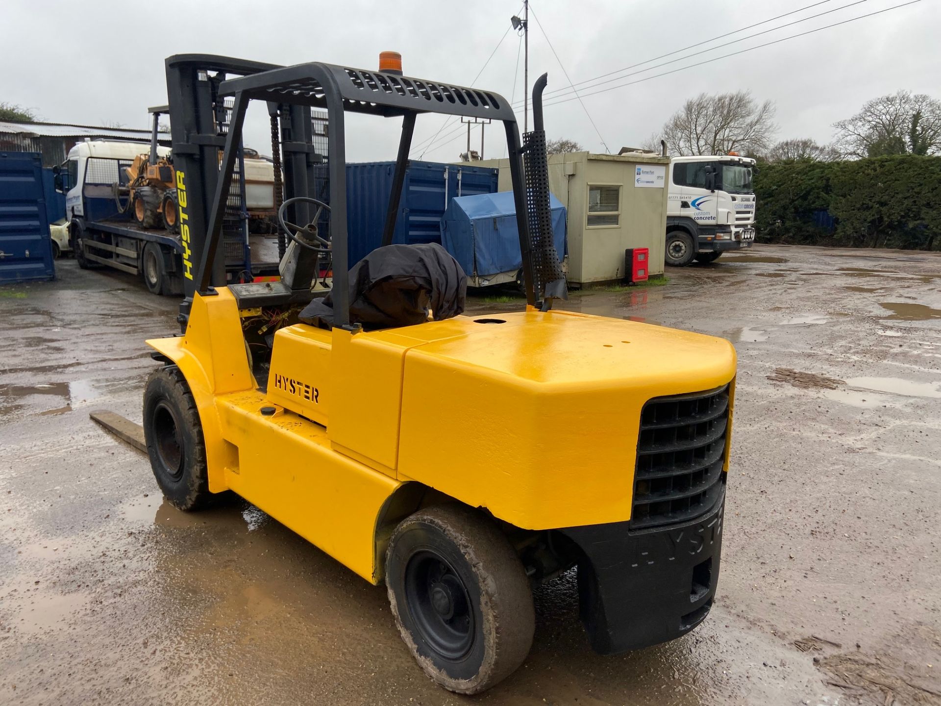 HYSTER H110 5 TON LIFT DIESEL FORKLIFT, PERKINS 4 CYLINDER ENGINE, OPERATES & WORKS AS IT SHOULD - Image 5 of 5