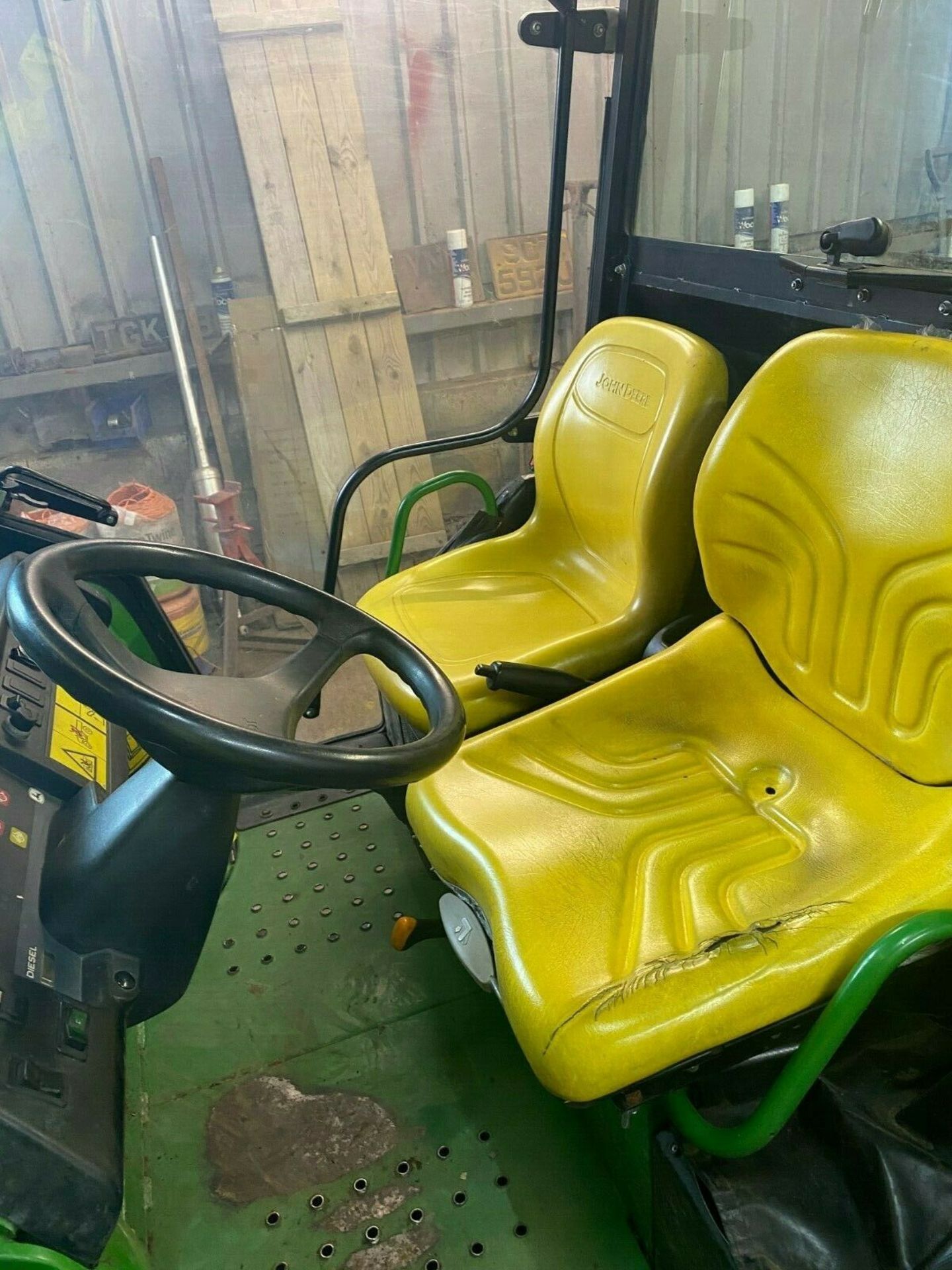 2012/62 REG JOHN DEERE GATOR 6X4 ELECTRIC TIP, FULL CAB, DIESEL - EX COUNCIL *PLUS VAT* - Image 9 of 9