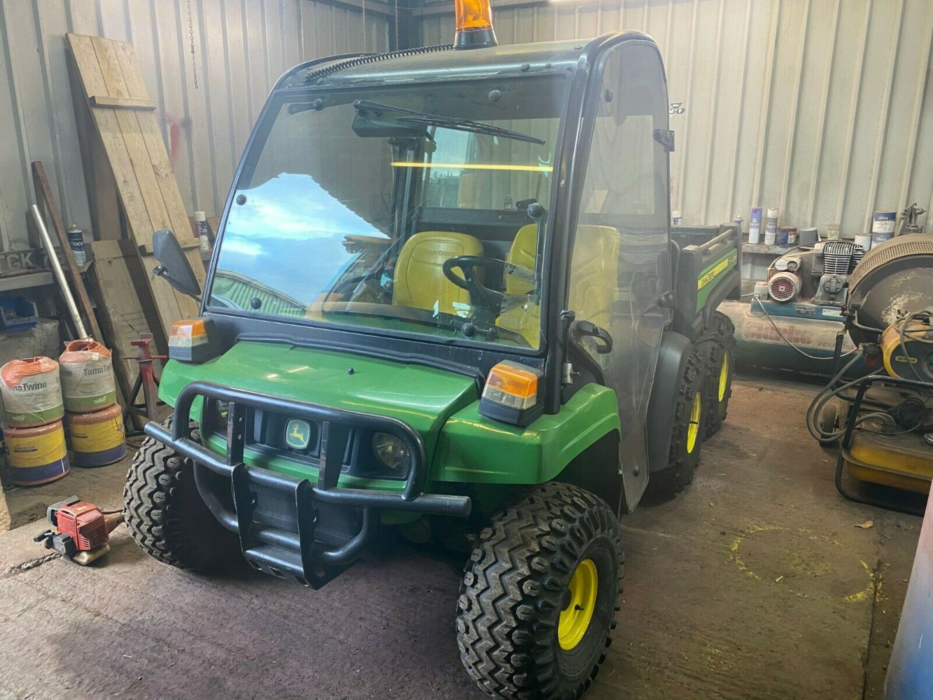 2012/62 REG JOHN DEERE GATOR 6X4 ELECTRIC TIP, FULL CAB, DIESEL - EX COUNCIL *PLUS VAT* - Image 2 of 9