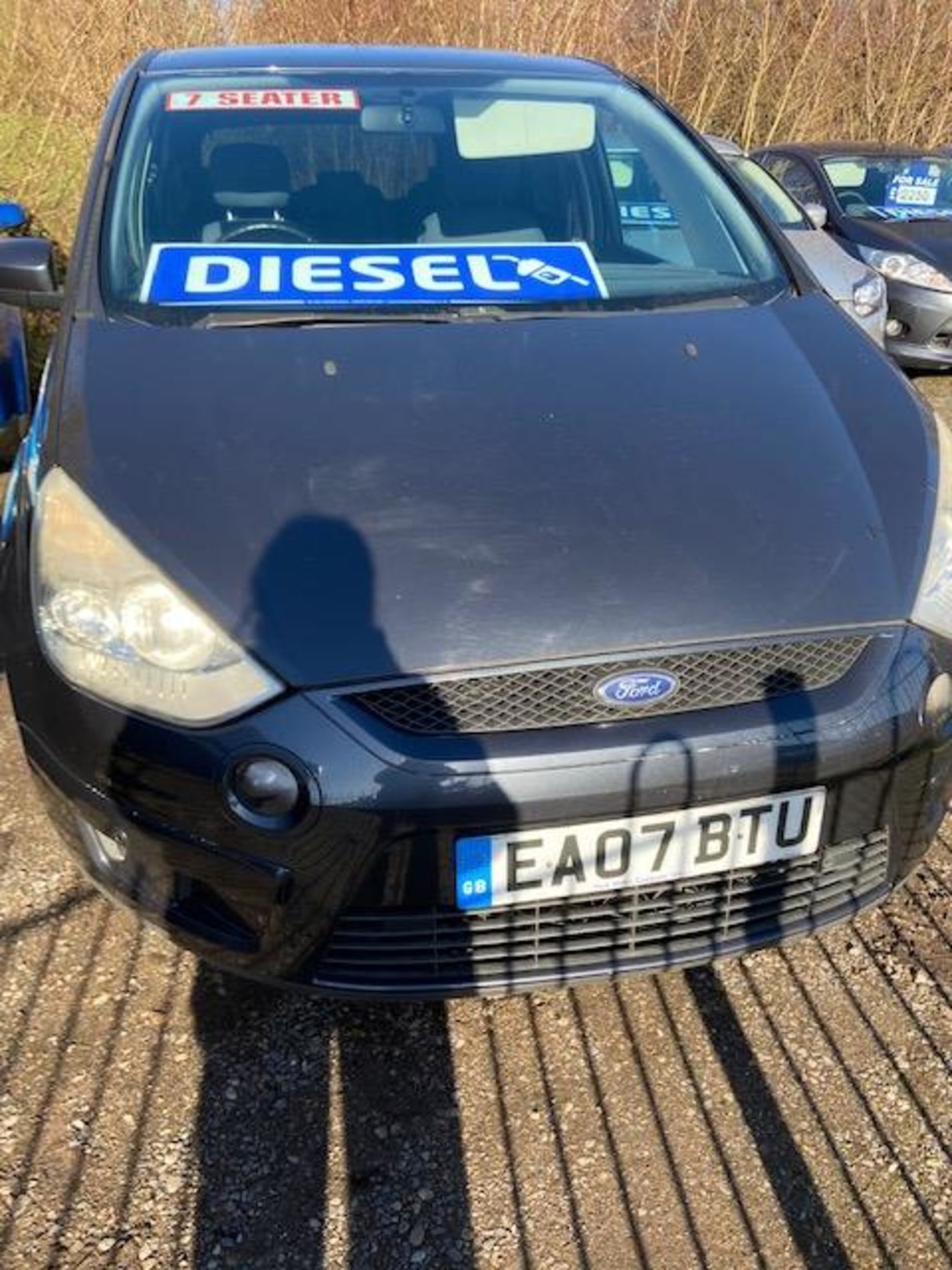 2007/07 REG FORD S-MAX ZETEC TDCI 6G 7 SEATER 1.8 DIESEL GREY MPV, SHOWING 4 FORMER KEEPERS *NO VAT* - Image 2 of 8