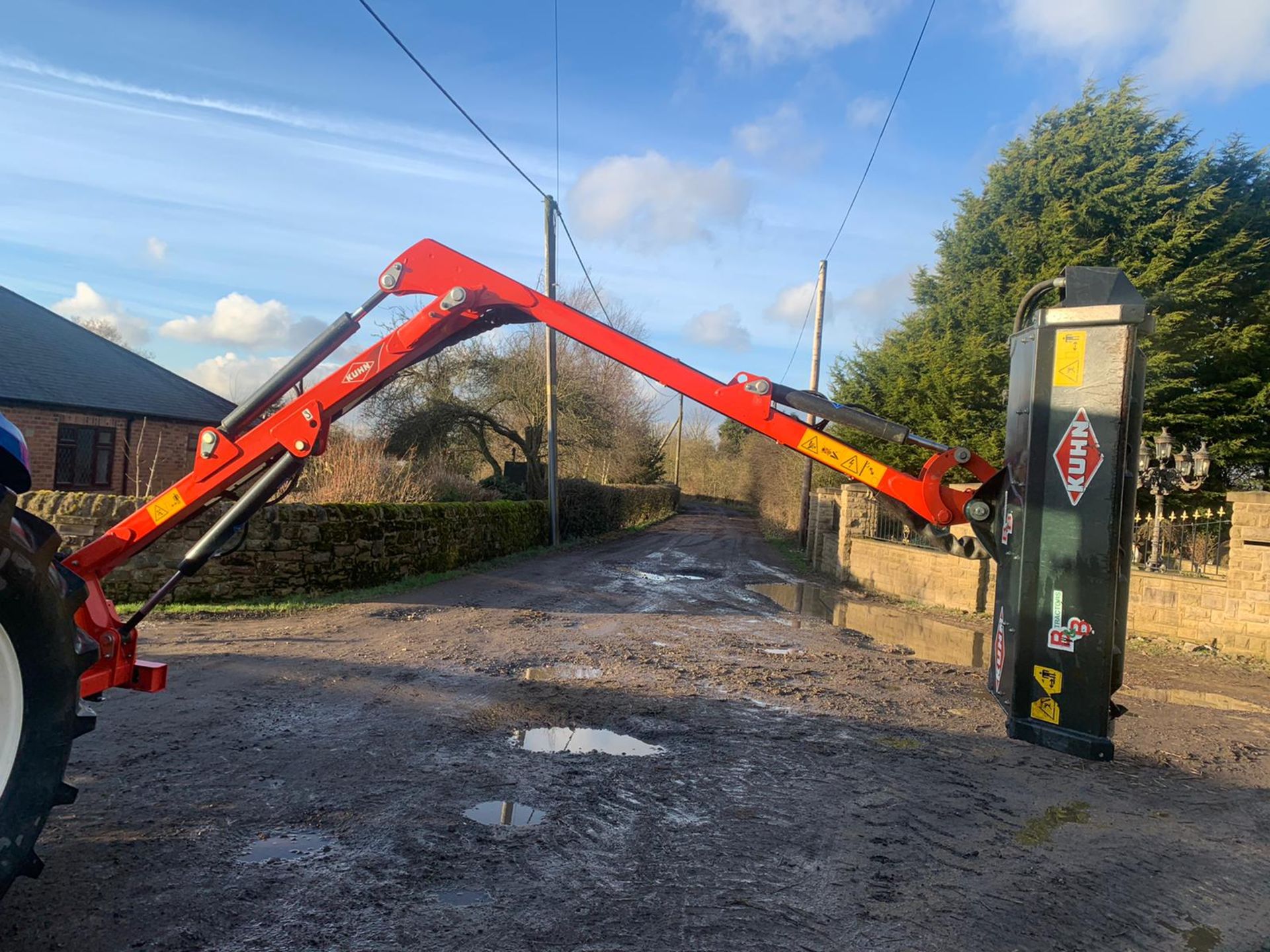 KUHN AGRI-LONGER 4834 ML HEDGECUTTER, YEAR 2017, UNLADEN WEIGHT 875 KG, WORKS & CUTS *PLUS VAT* - Image 15 of 17