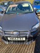 2014/14 REG FORD FOCUS TITANIUM NAVIGATOR 1.6 DIESEL ESTATE, SHOWING 3 FORMER KEEPERS - LOW MILEAGE!