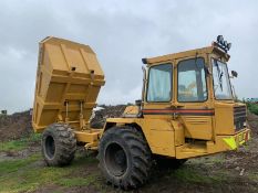 HYDREMA 10 TON REAR TIP DIESEL DUMPER, RUNS, WORKS AND TIPS, SHOWING 1048 ENGINE HOURS *PLUS VAT*