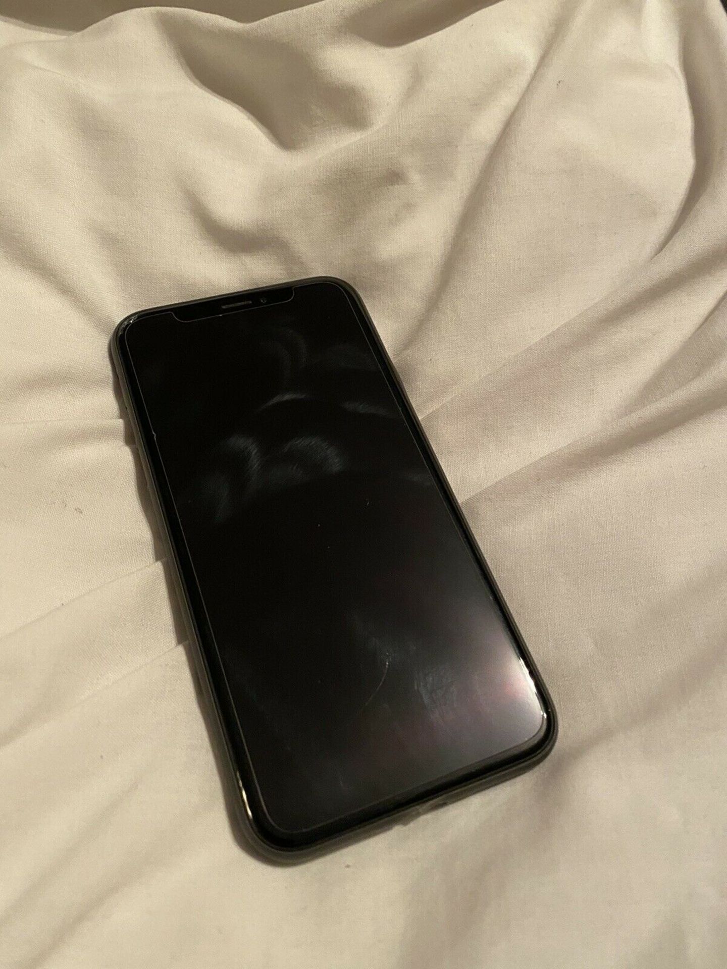 NO RESERVE! APPLE IPHONE X BLACK 64GB UNLOCKED, FACE ID NOT WORKING, C/W ORIGINAL BOX ETC *NO VAT*