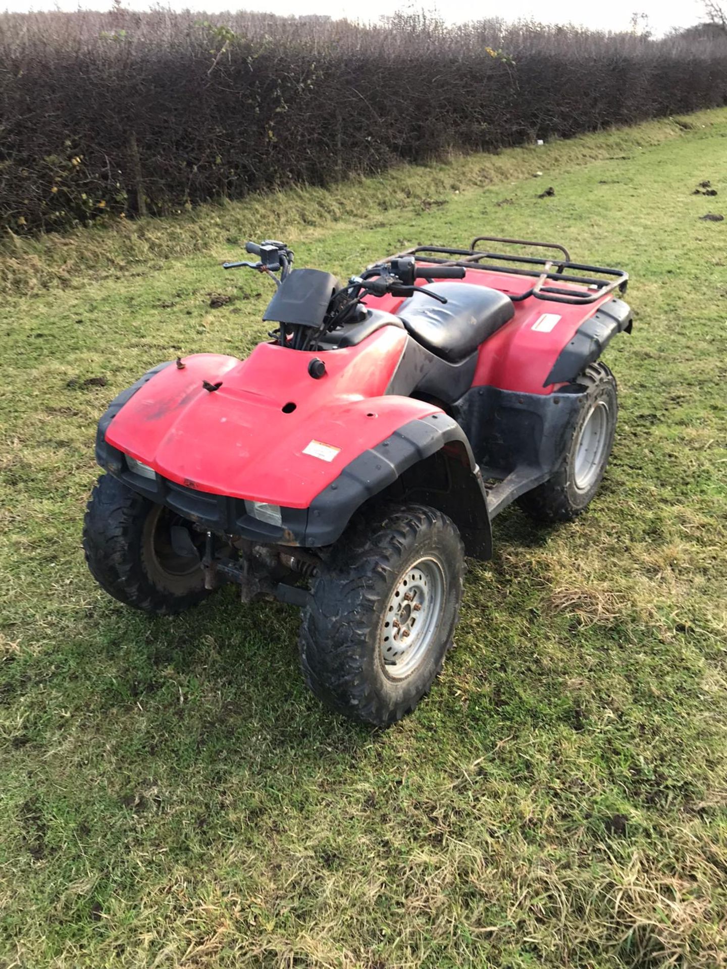 HONDA FOURTRAX 350 ES 4X4 QUADBIKE, RUNS AND DRIVES *NO VAT* - Image 6 of 8