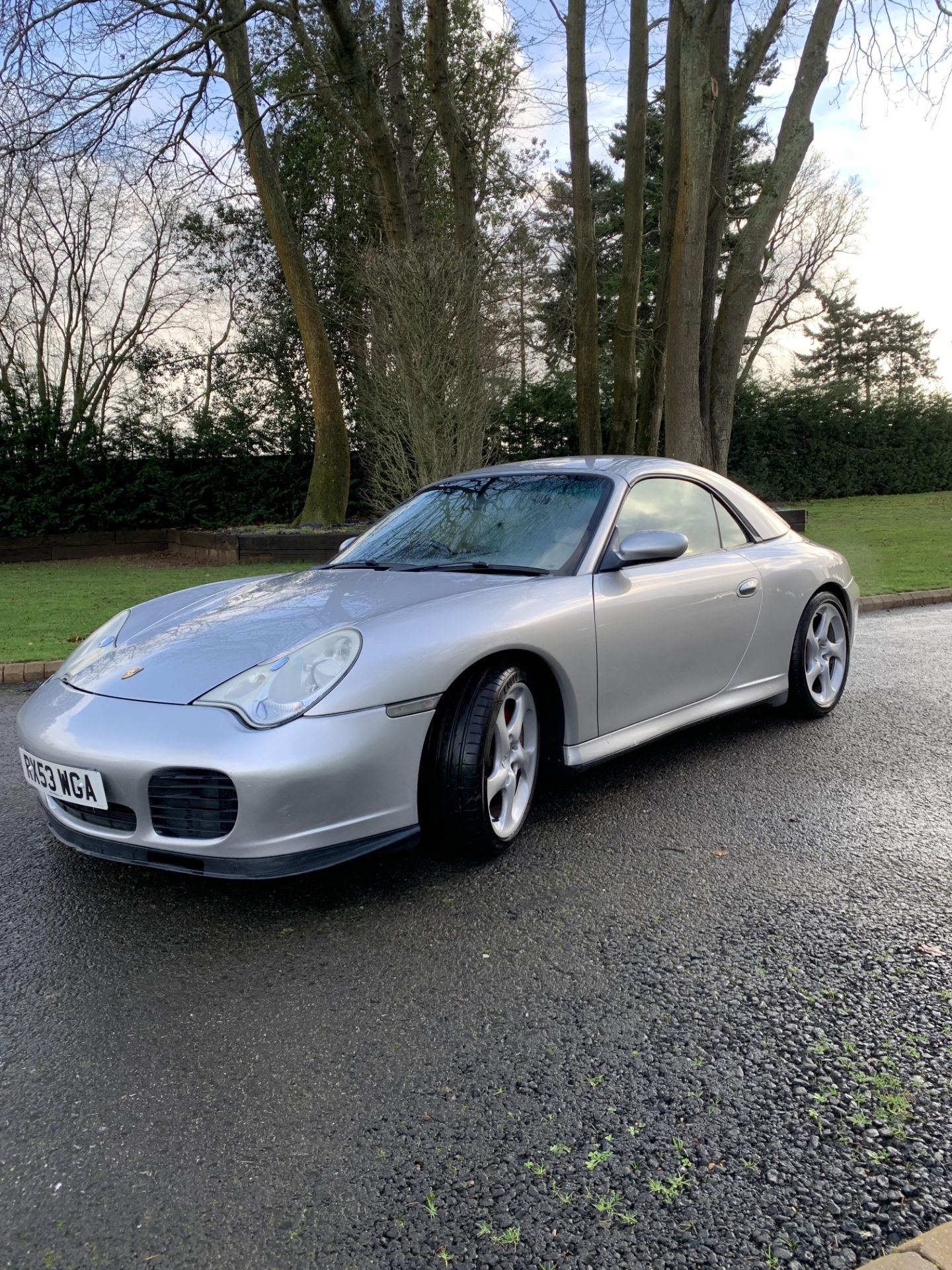 2003/53 REG PORSCHE 911 CARRERA 4S TIP S 3.6L PETROL SILVER CONVERTIBLE, SHOWING 3 FORMER KEEPERS - Image 2 of 10