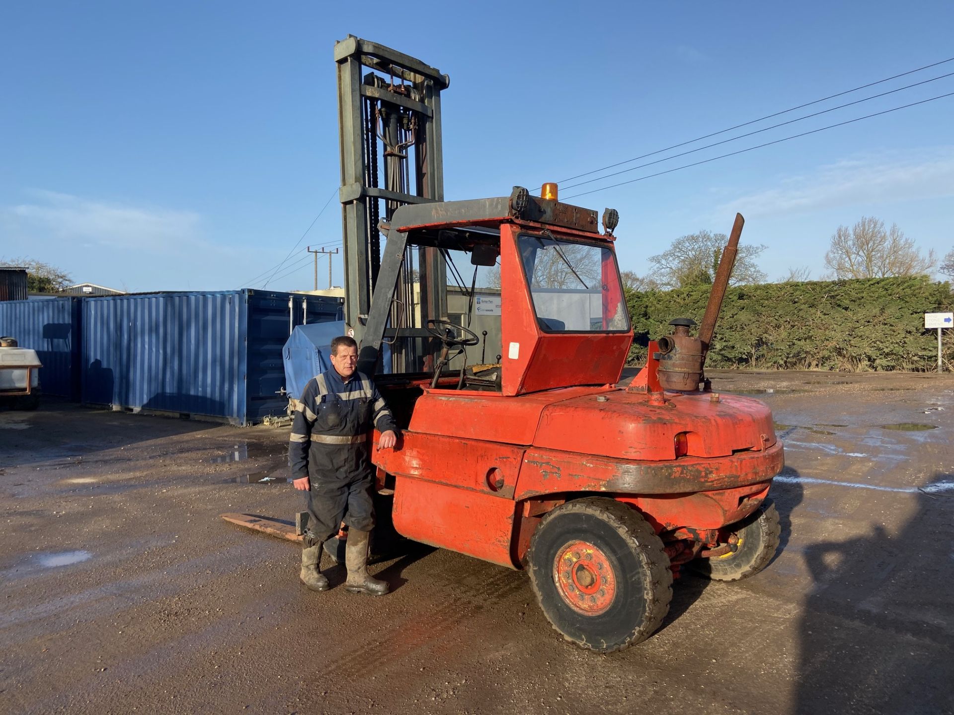 LINDE H60 6 TON DIESEL FORKLIFT, 6 CYLINDER DEUTZ ENGINE, WORKS AND OPERATES AS IT SHOULD *PLUS VAT* - Image 4 of 4