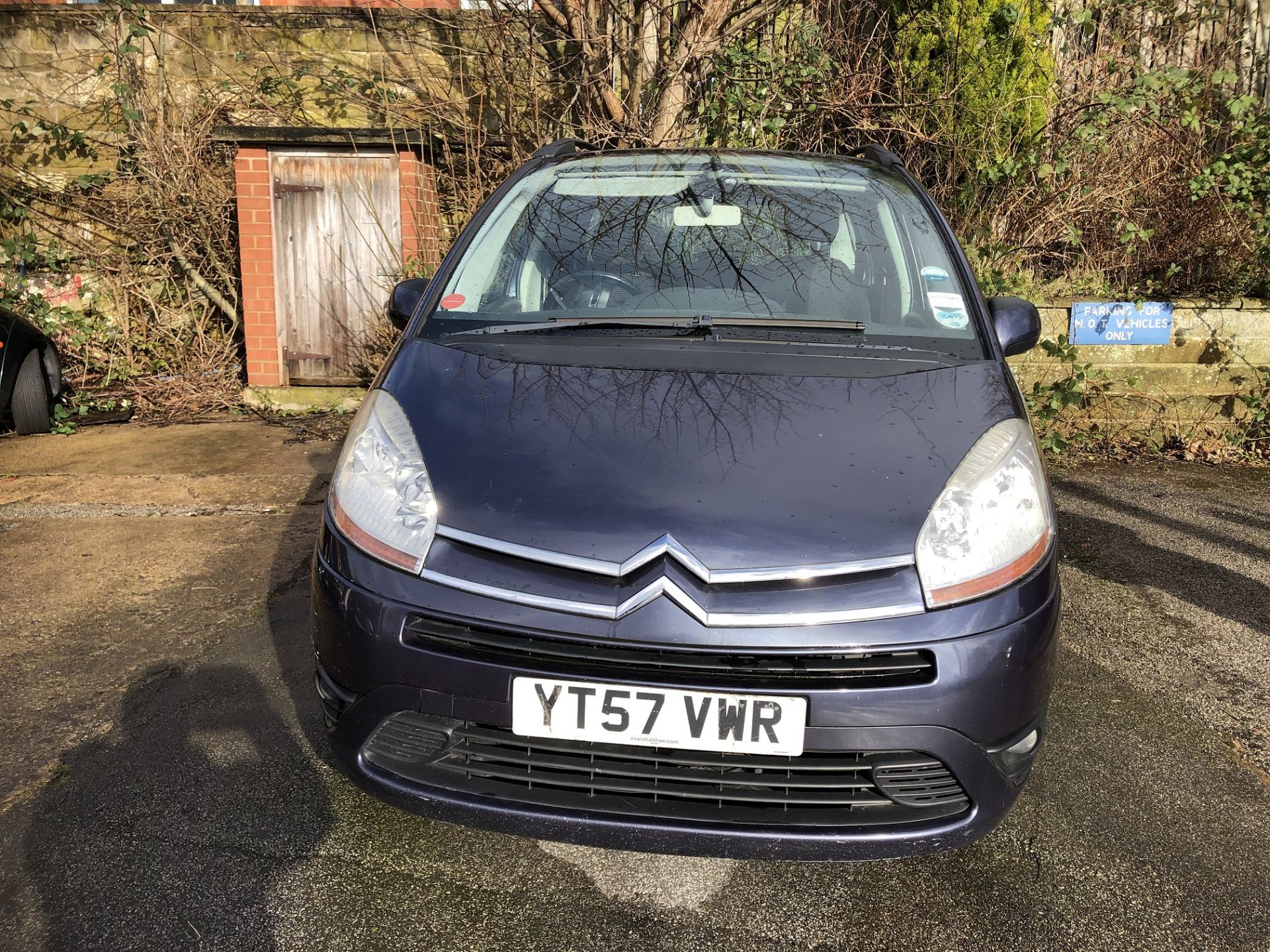 2007/57 REG CITROEN C4 PICASSO VTR PLUS HDI AUTOMATIC 1.6 DIESEL MPV *NO VAT* - Image 2 of 5