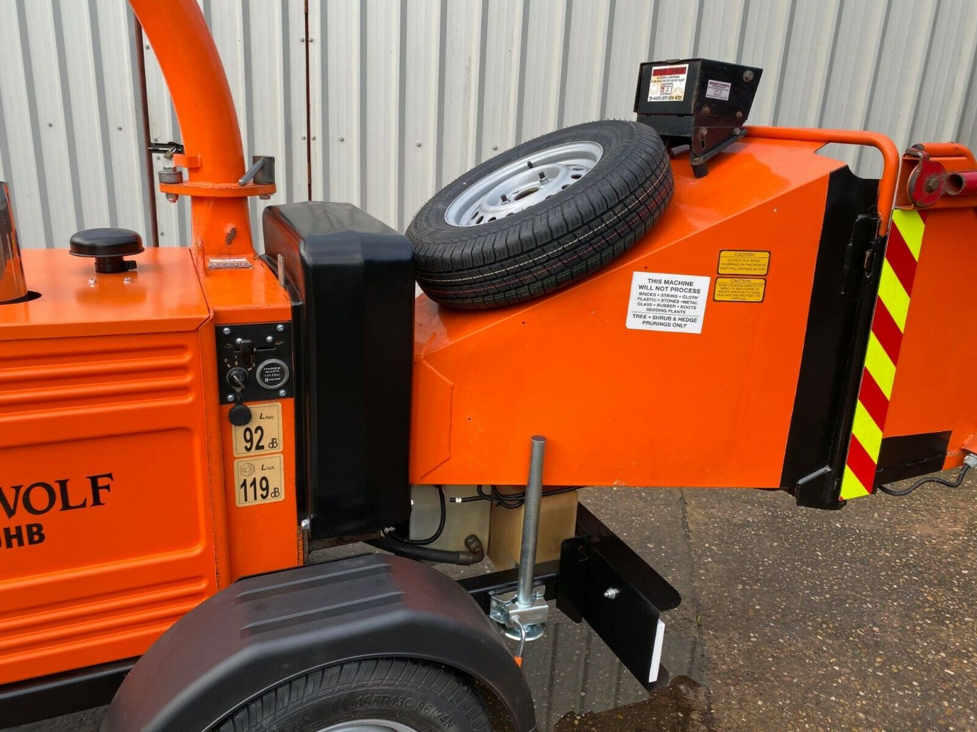 TIMBERWOLF TW150 DHB WOOD CHIPPER, KUBOTA DIESEL ENGINE *PLUS VAT* - Image 8 of 11