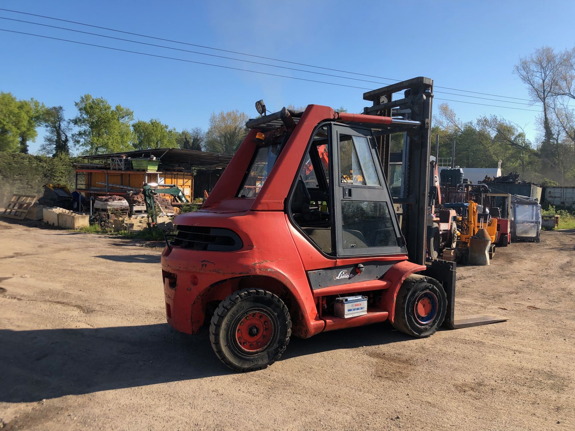 1996 LINDE H60 6 TON DIESEL FORKLIFT, MACHINE NOT RUNNING *PLUS VAT* - Bild 4 aus 4