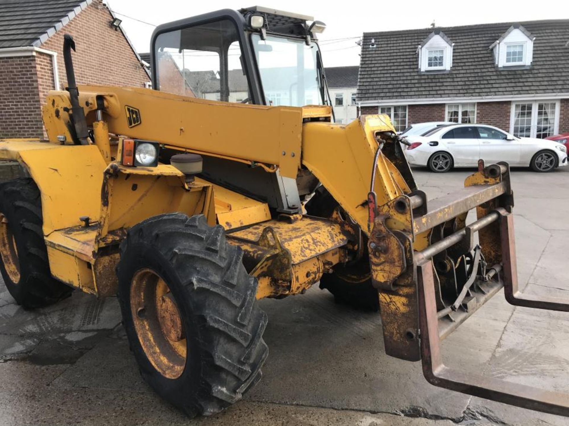 JCB 525-58 4X4 TELEHANDLER FORKLIFT WITH PICK-UP HITCH, GOOD WORKING CONDITION *PLUS VAT* - Image 4 of 14