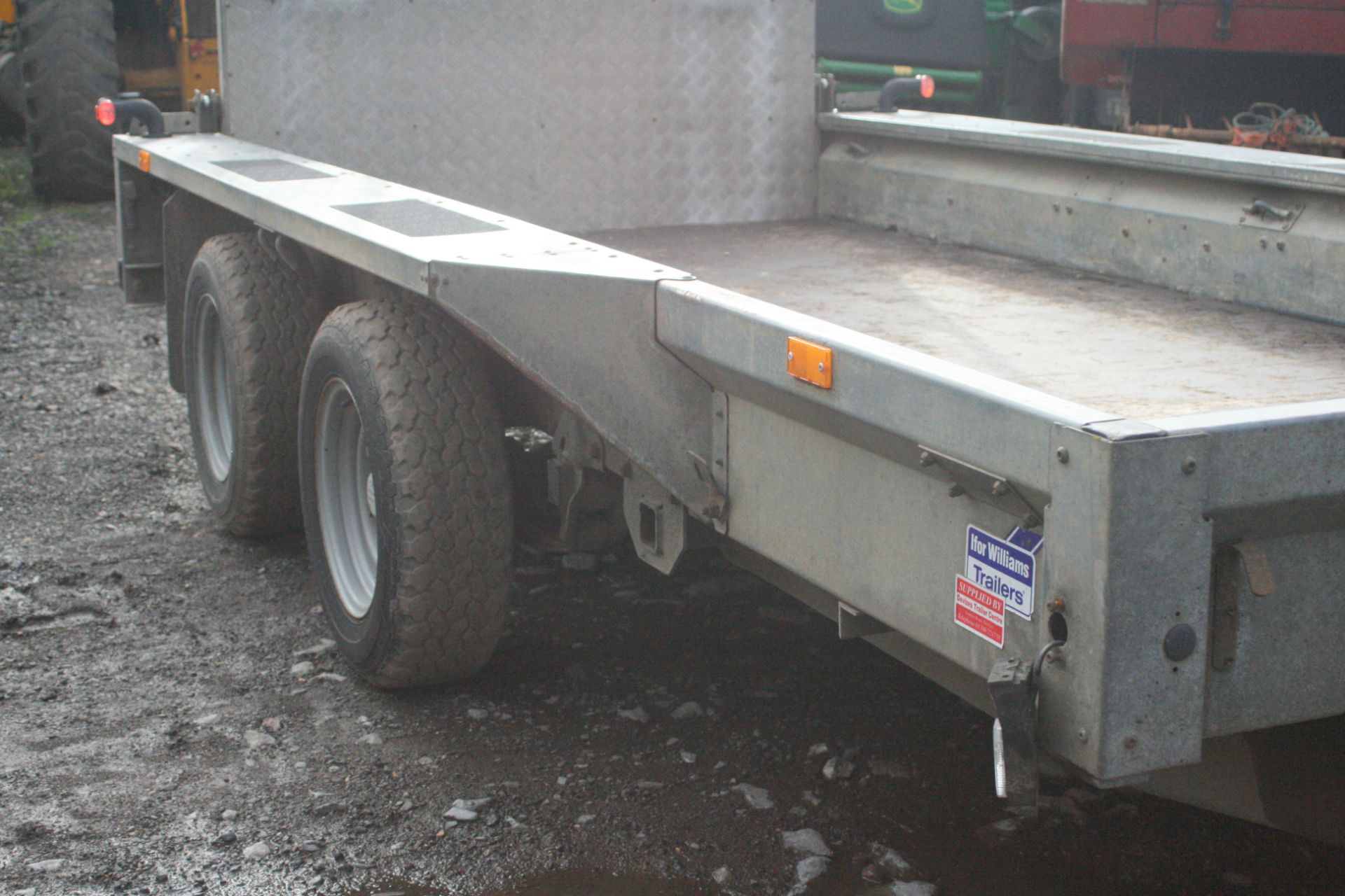 IFOR WILLIAMS GX125HD TWIN AXLE PLANT TRAILER, C/W DROP DOWN REAR RAMP & SPARE WHEEL *PLUS VAT* - Image 8 of 8