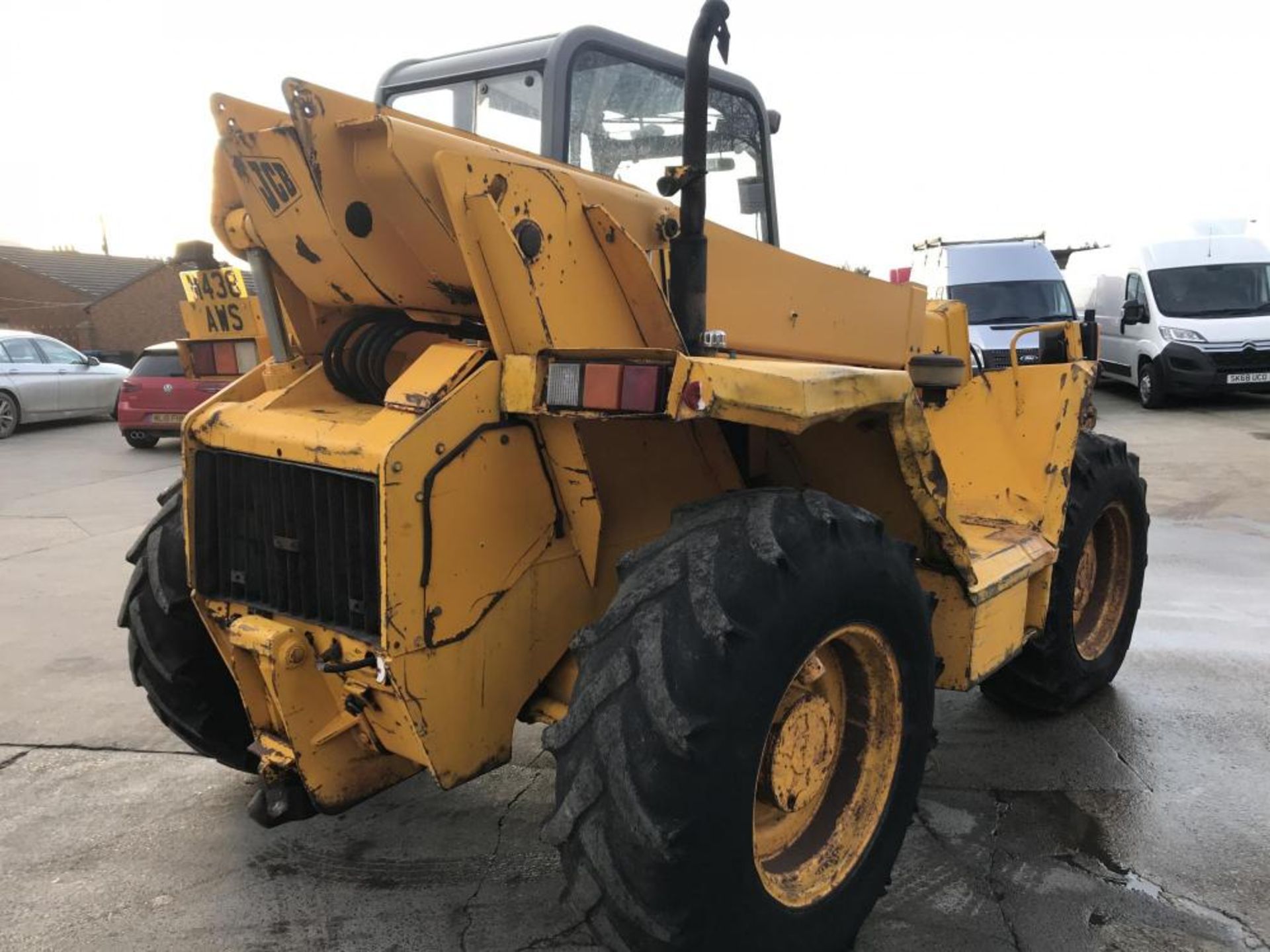 JCB 525-58 4X4 TELEHANDLER FORKLIFT WITH PICK-UP HITCH, GOOD WORKING CONDITION *PLUS VAT* - Image 3 of 14