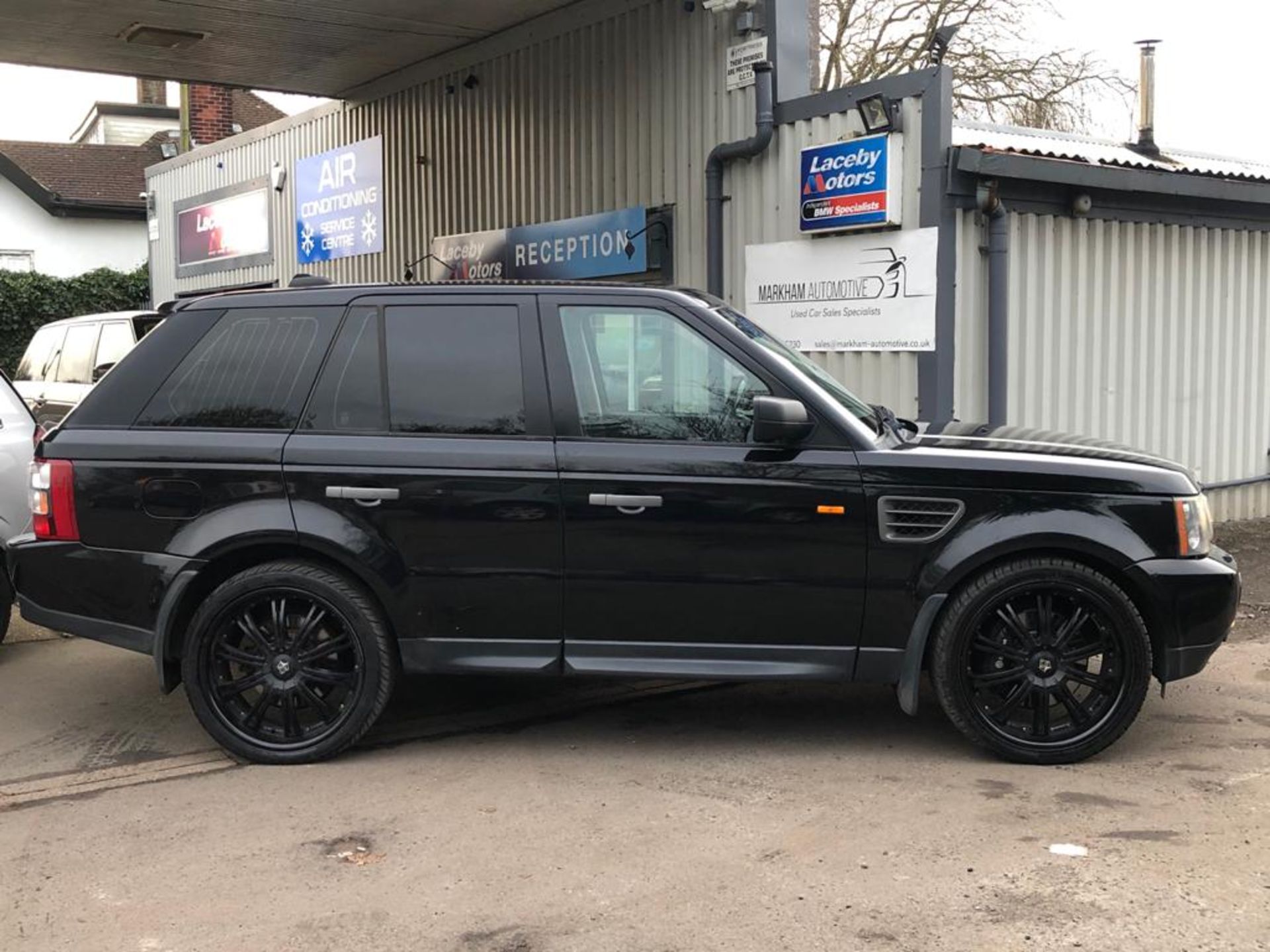 2006/56 REG LAND ROVER RANGE ROVER SPORT HSE TDV6 AUTOMATIC 2.7 DIESEL BLACK *NO VAT* - Image 7 of 17