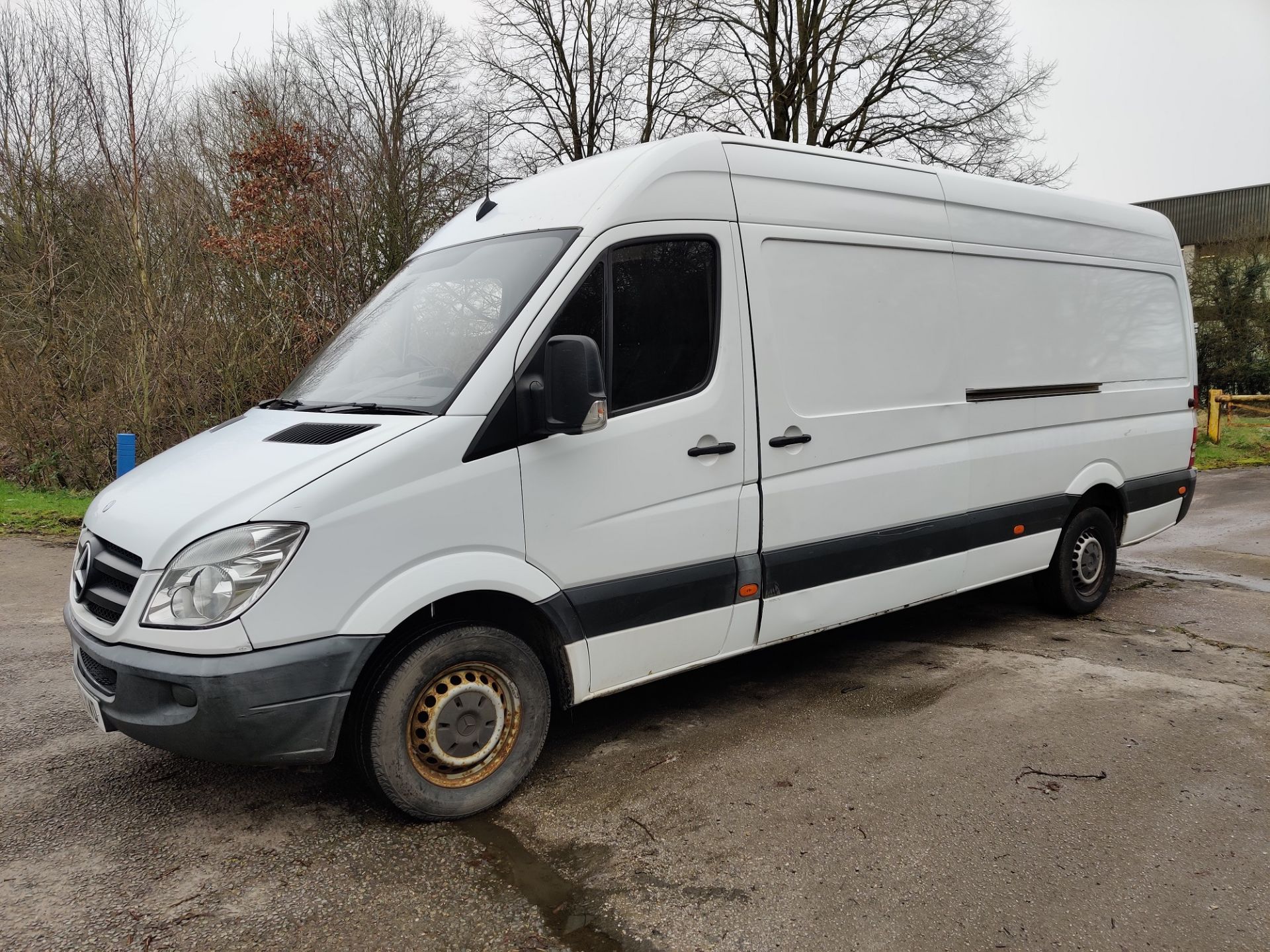 2010/10 REG MERCEDES-BENZ SPRINTER 313 CDI 2.2 DIESEL WHITE PANEL VAN, SHOWING 2 FORMER KEEPERS - Image 3 of 16