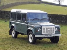 2013/63 REG LAND ROVER 110 DEFENDER TDI 2.2 DIESEL 7 SEATER 4X4, SHOWING 0 FORMER KEEPERS *NO VAT*