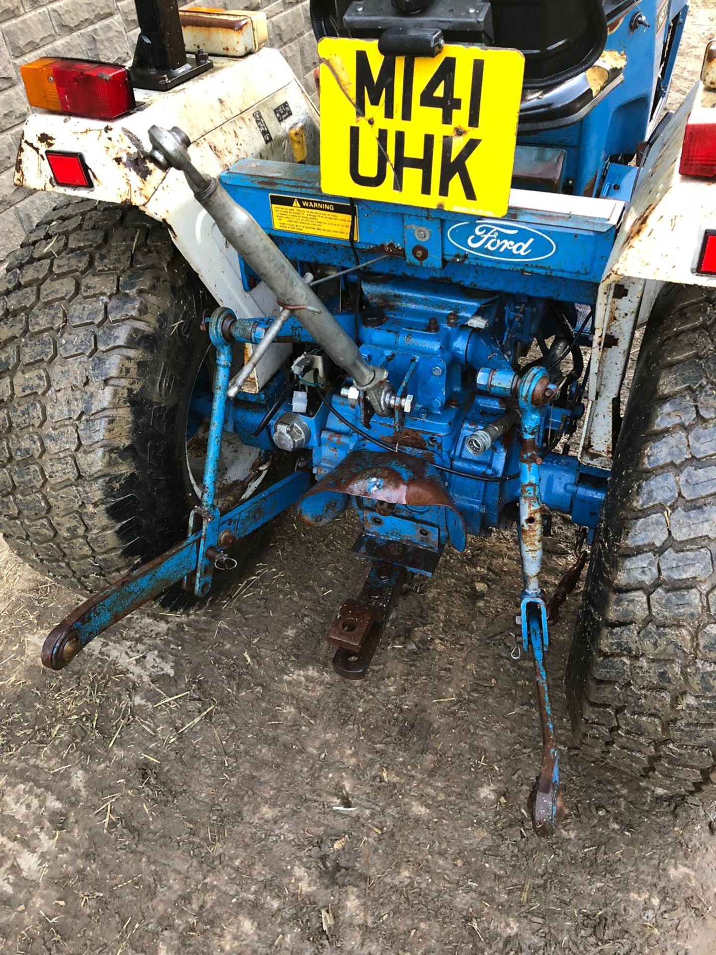 1994/M REG FORD NEW HOLLAND 1520 BLUE DIESEL COMPACT DIESEL TRACTOR *PLUS VAT* - Image 13 of 18