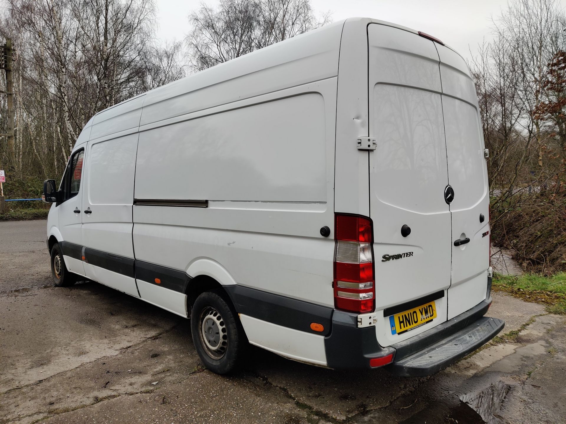 2010/10 REG MERCEDES-BENZ SPRINTER 313 CDI 2.2 DIESEL WHITE PANEL VAN, SHOWING 2 FORMER KEEPERS - Image 4 of 16