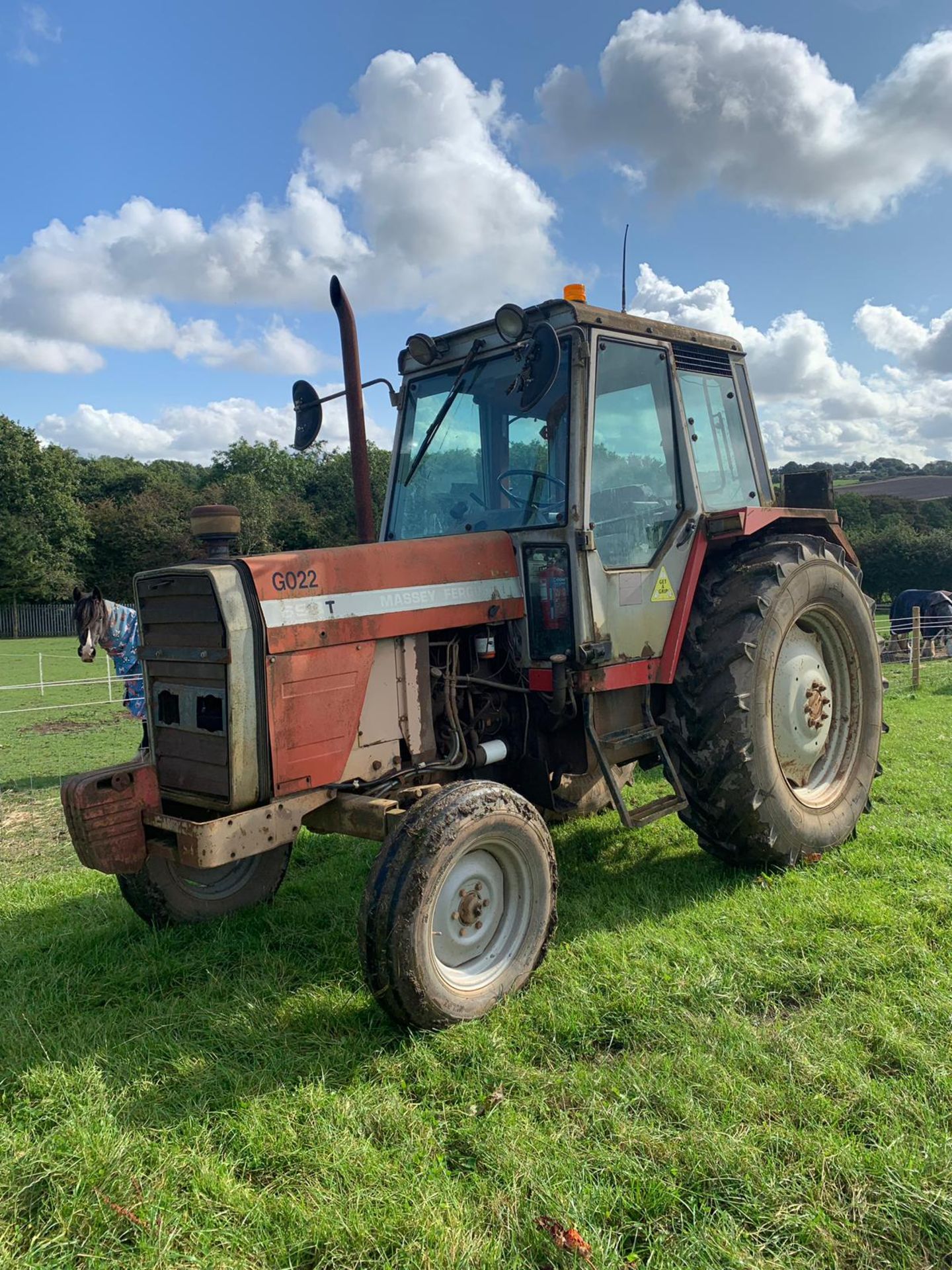 1985/C REG MASSEY FERGUSON 698T TRACTOR, REVERSING CAMERA, CAB HEATER, RUNS AND WORKS *PLUS VAT* - Image 3 of 16