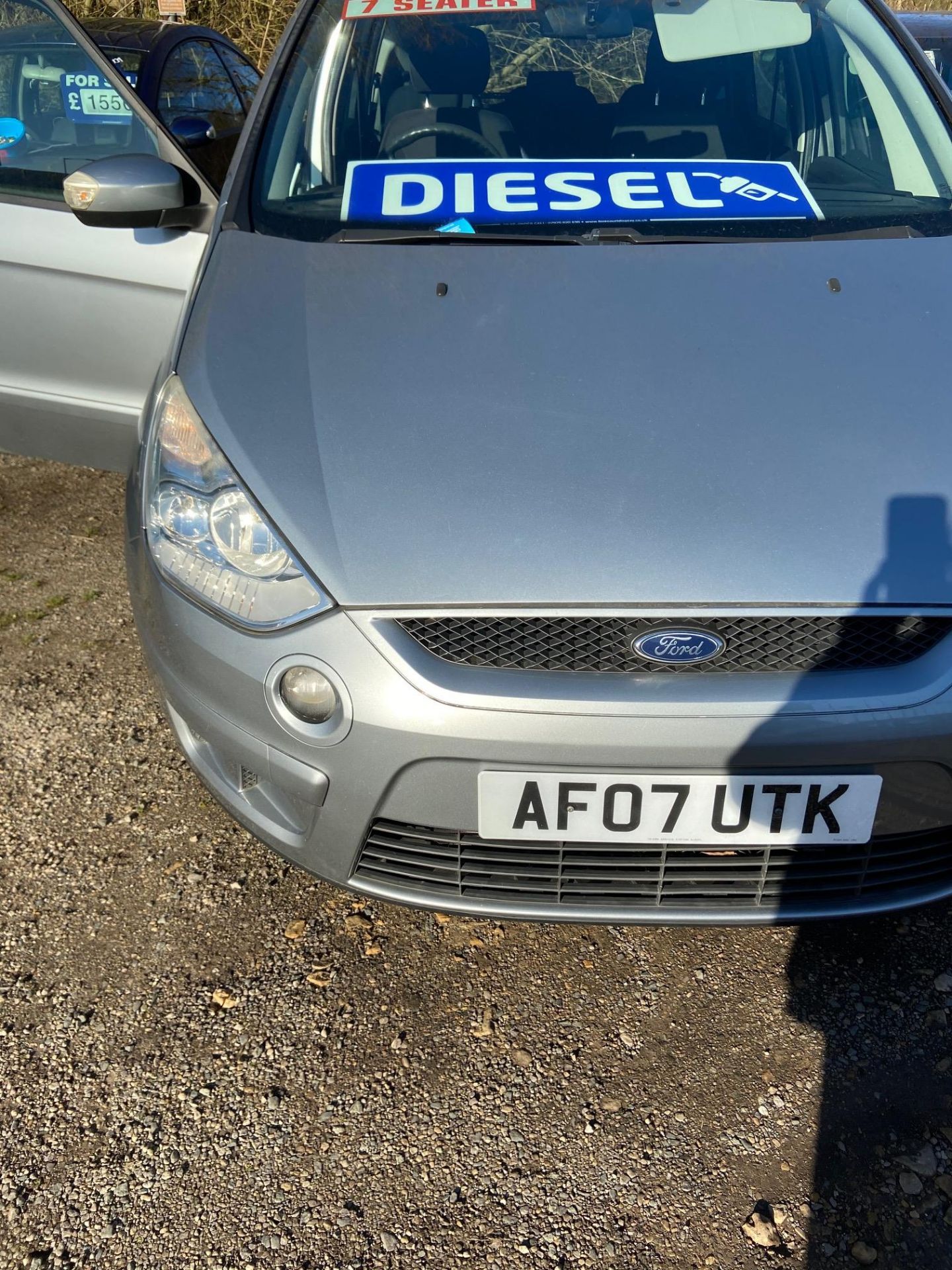 2007/07 REG FORD S-MAX LX TDCI 5G 7 SEATER 1.8 DIESEL SILVER MPV, SHOWING 1 FORMER KEEPER *NO VAT* - Image 3 of 9