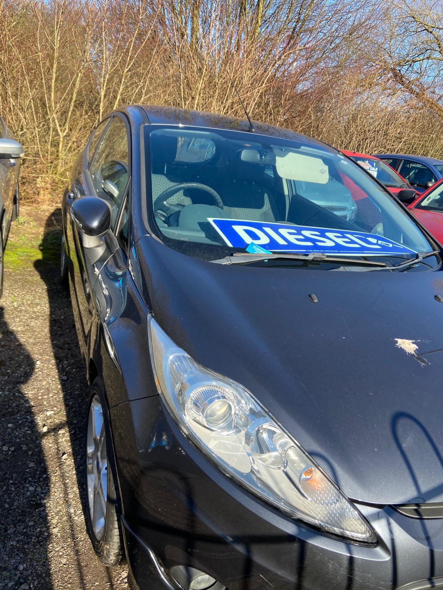 2009/09 REG FORD FIESTA ZETEC S 90 TDCI 1.6 DIESEL GREY 3 DOOR HATCHBACK, SHOWING 2 FORMER KEEPERS - Image 2 of 7