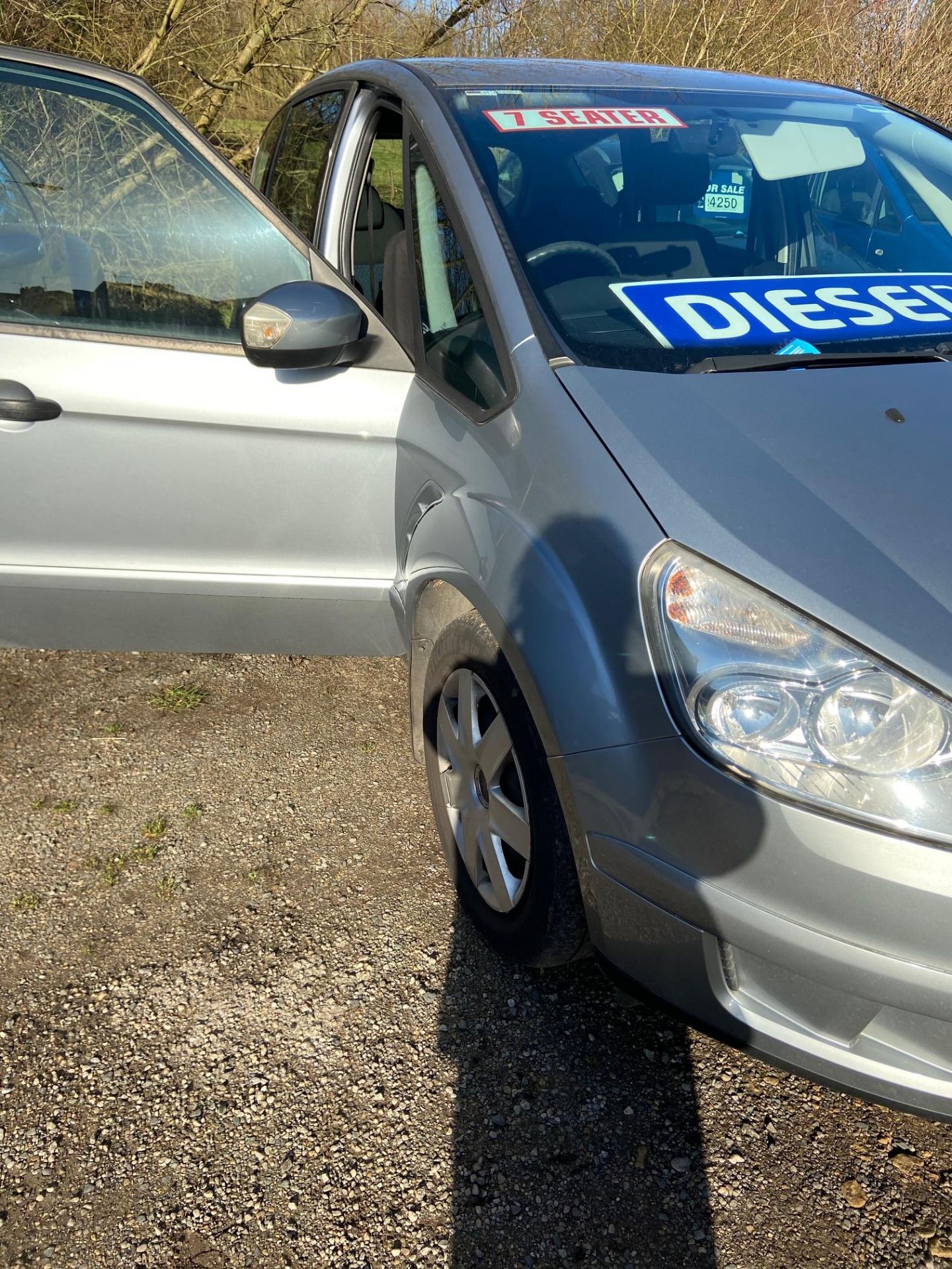 2007/07 REG FORD S-MAX LX TDCI 5G 7 SEATER 1.8 DIESEL SILVER MPV, SHOWING 1 FORMER KEEPER *NO VAT* - Image 5 of 9