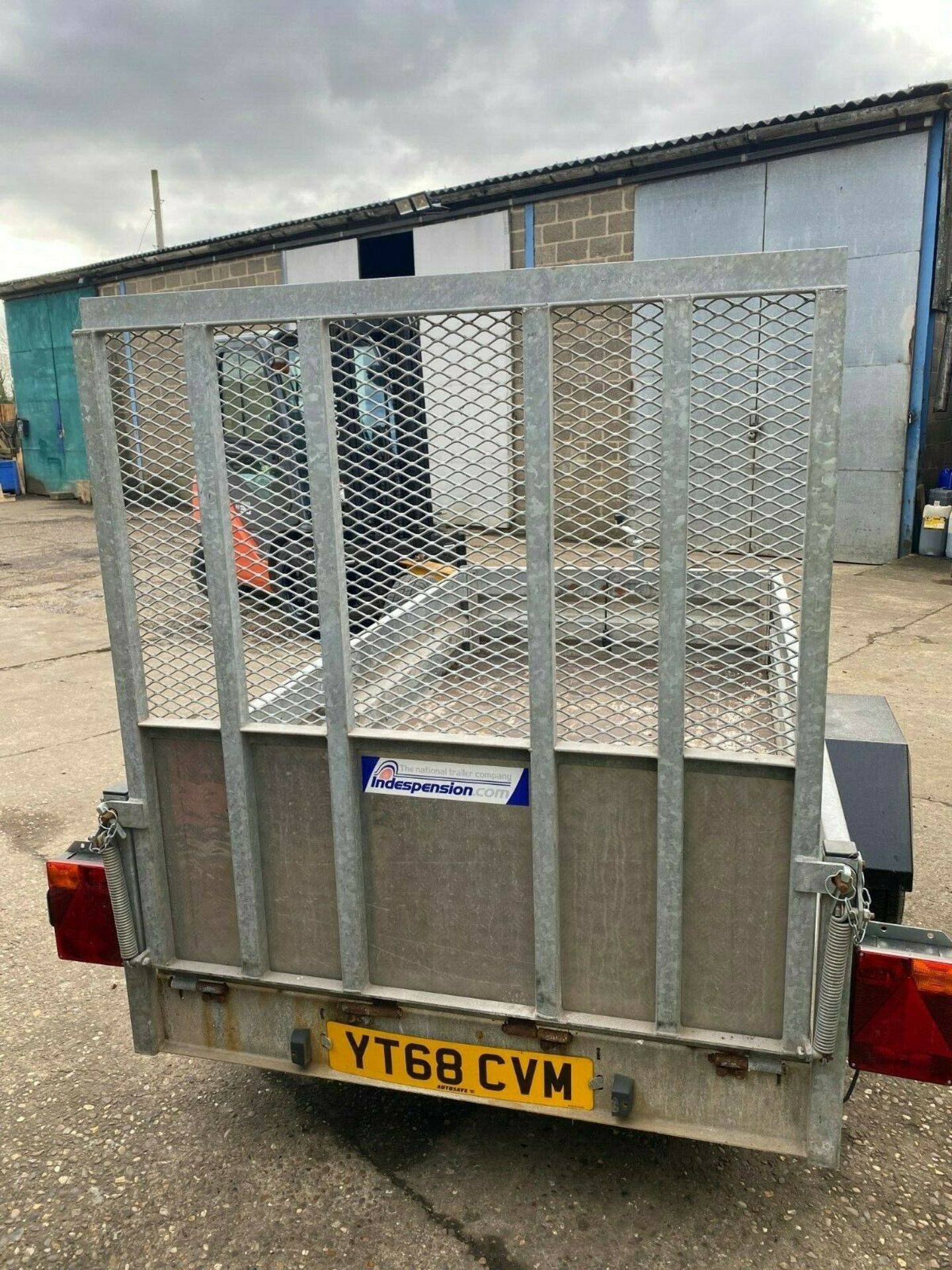 INDESPENSION HEAVY DUTY TRAILER, DROP DOWN TAILGATE, YEAR 2012 *PLUS VAT* - Image 3 of 6