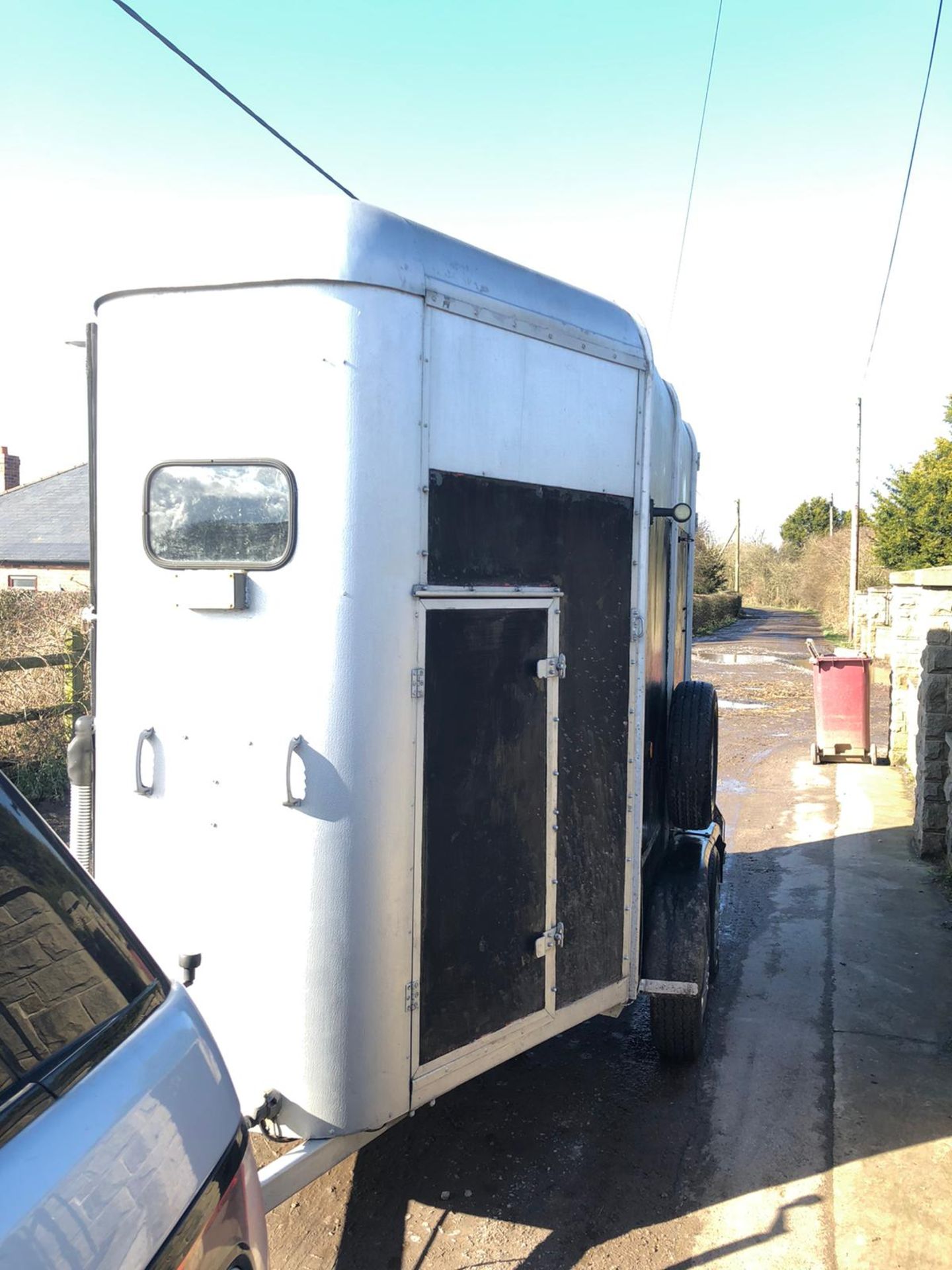 IFOR WILLIAMS 505 TWIN AXLE HORSE BOX TRAILER, LIGHTS WORKING, ALUMINIUM FLOOR *NO VAT* - Image 2 of 5