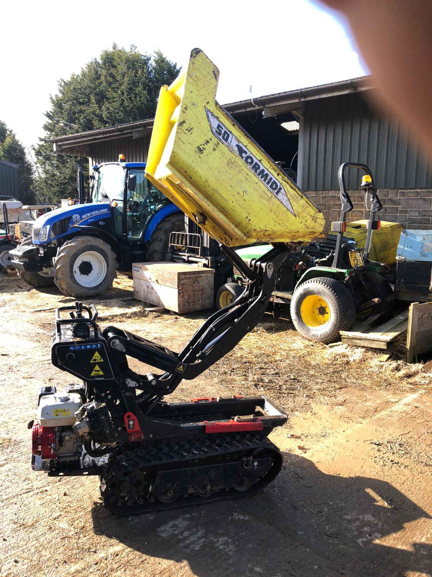 CORMIDI 50 HIGH TIP TRACKED DUMPER, YEAR 2016, 2 SPEED TRACKING, GOOD TRACKS, CHOICE OF 2 *PLUS VAT* - Image 3 of 5