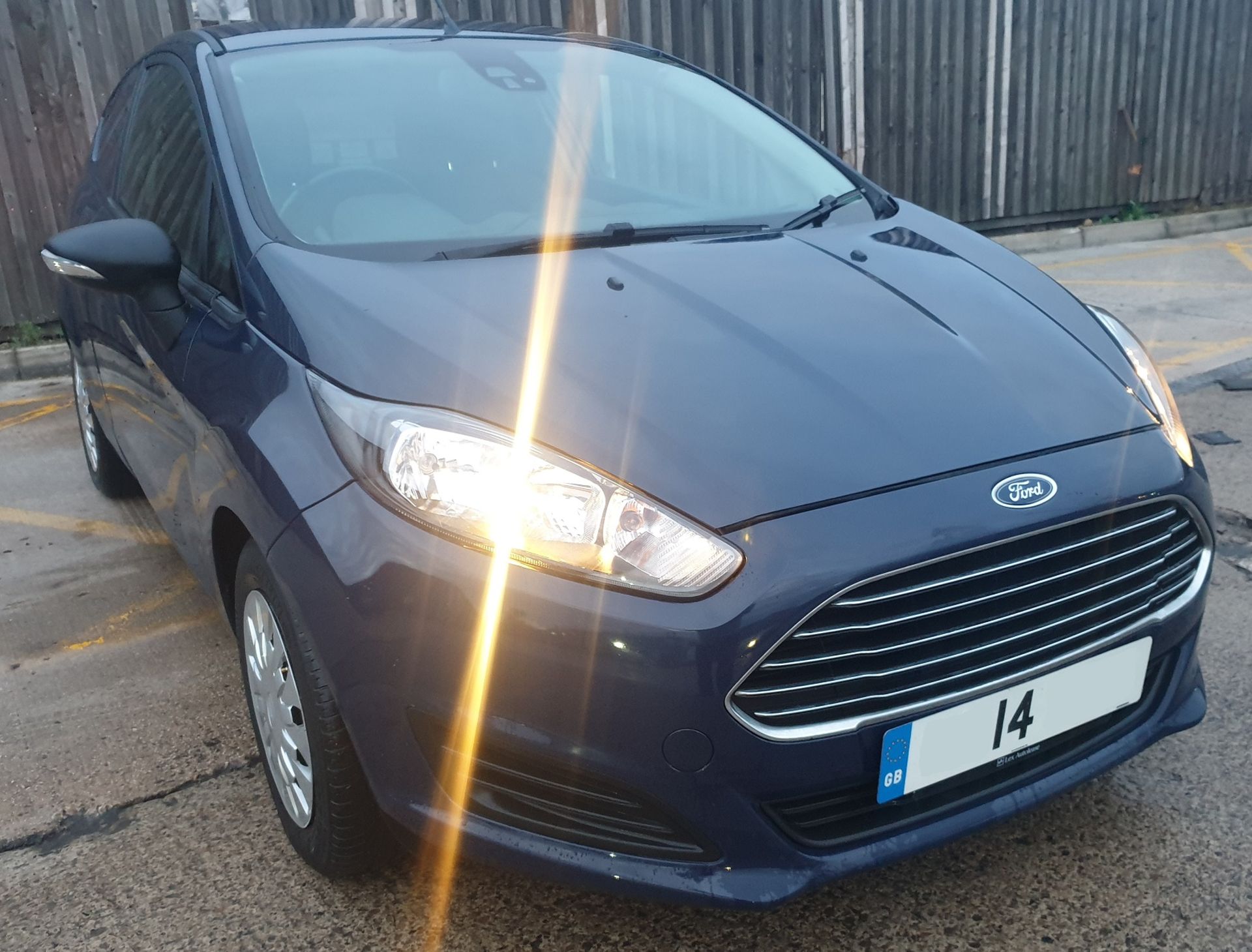 2014/14 REG FORD FIESTA ECONETIC TECH TDCI 1.6 DIESEL CAR/VAN, SHOWING 0 FORMER KEEPERS *NO VAT* - Bild 2 aus 9