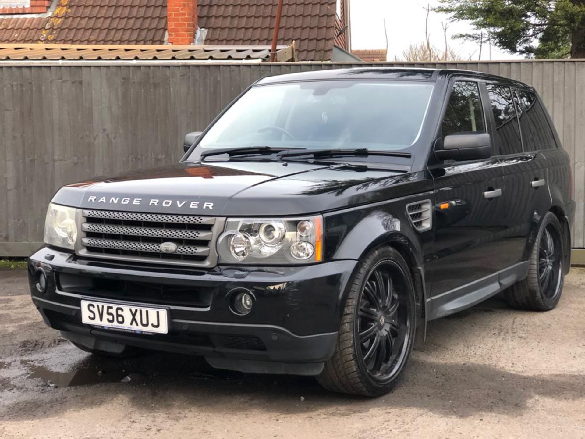 2006/56 REG LAND ROVER RANGE ROVER SPORT HSE TDV6 AUTOMATIC 2.7 DIESEL BLACK *NO VAT* - Image 4 of 17