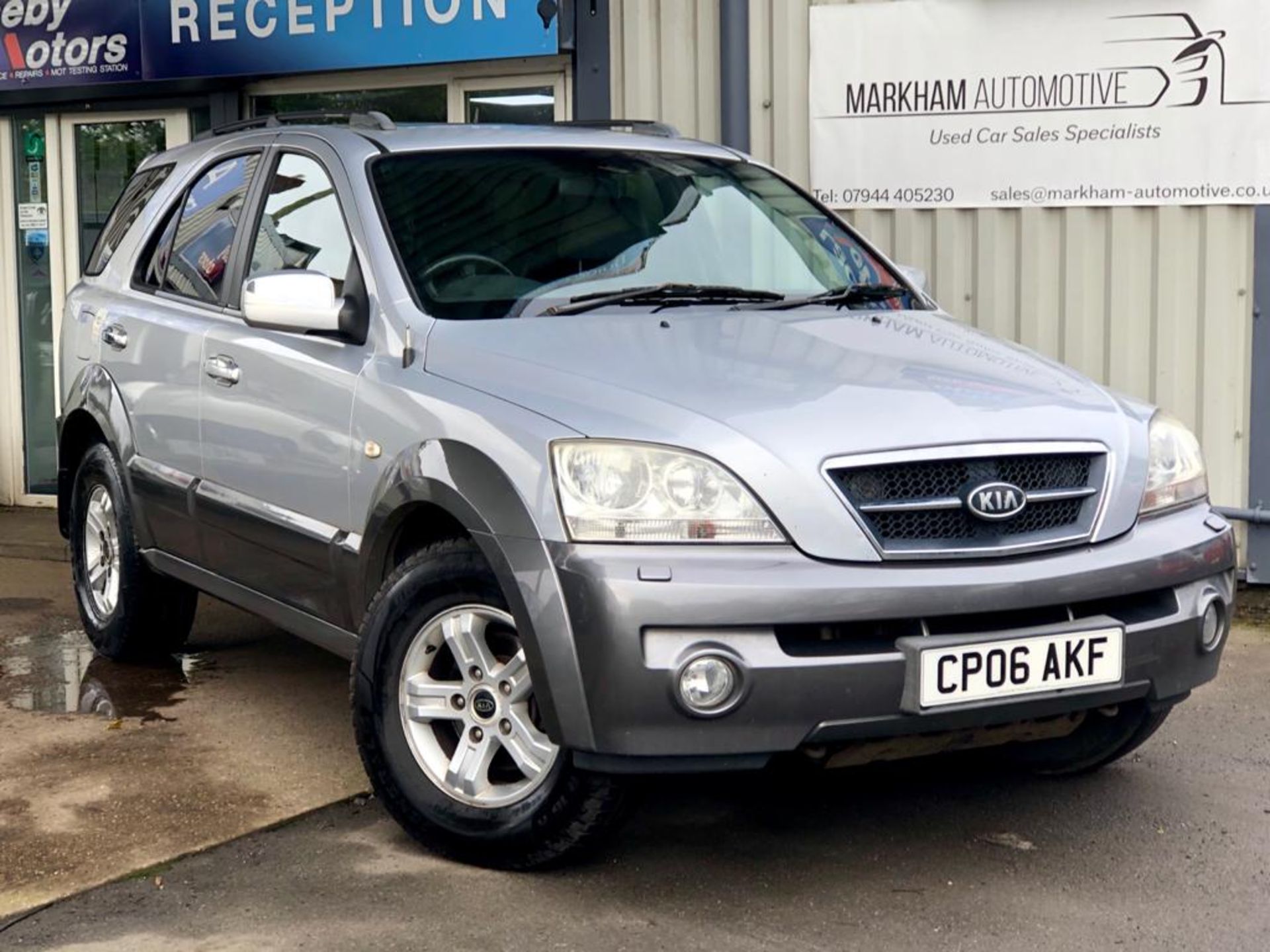 2006/06 REG KIA SORENTO CRDI XS AUTOMATIC 2.5 DIESEL SILVER ESTATE *NO VAT*