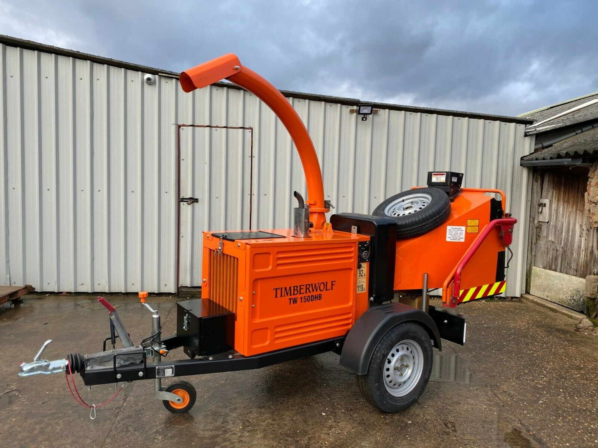 TIMBERWOLF TW150 DHB WOOD CHIPPER, KUBOTA DIESEL ENGINE *PLUS VAT*