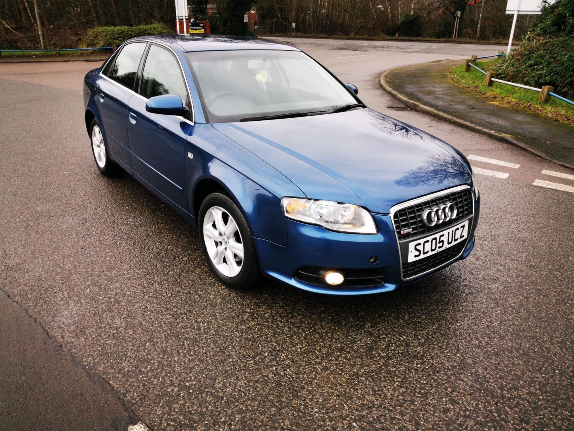 2005/05 REG AUDI A4 SE TDI 1.9 DIESEL BLUE 4 DOOR SALOON, SHOWING 3 FORMER KEEPERS *NO VAT*