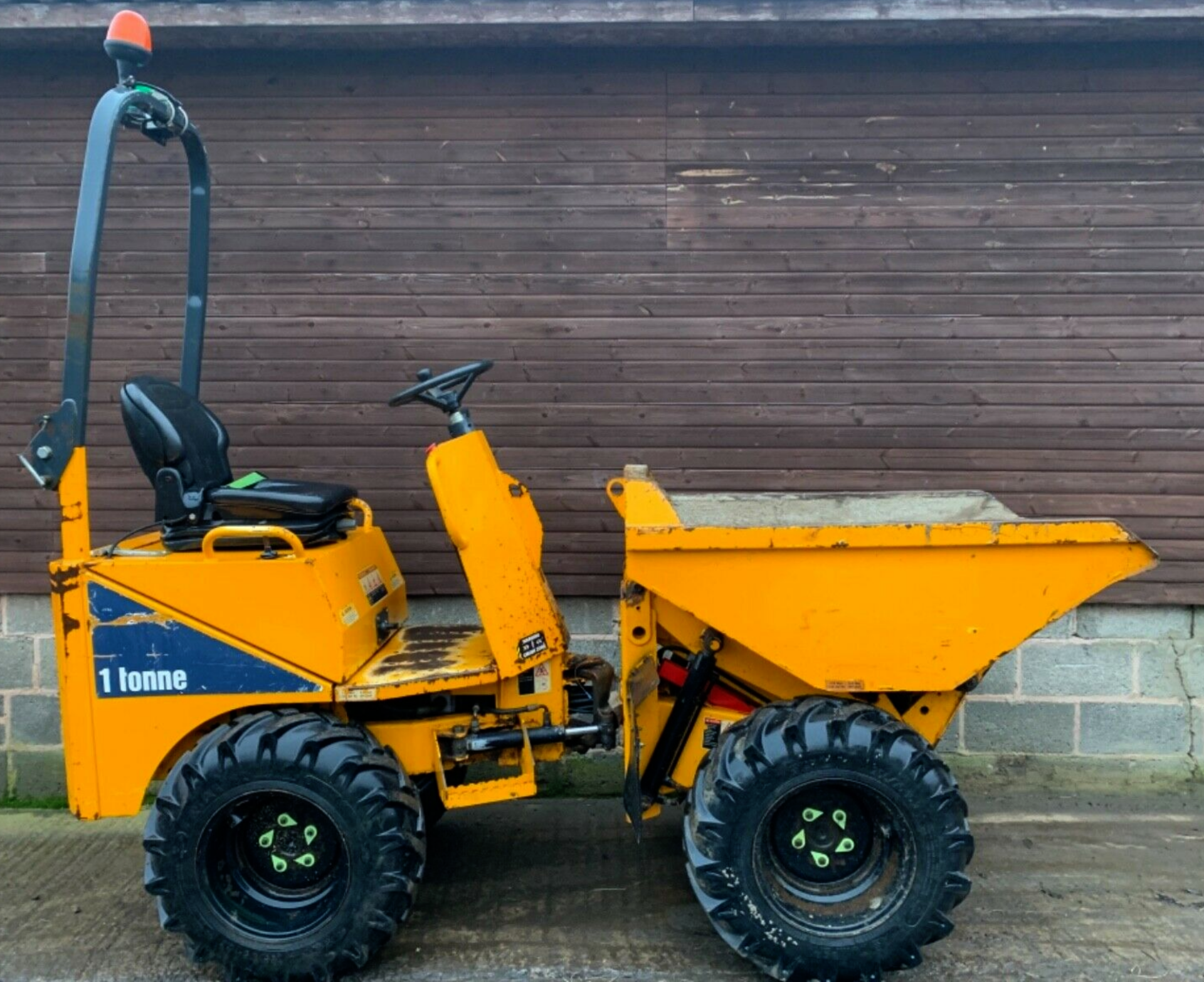 2014 THWAITES 1 TON HIGH TIP SKIP LOADER DUMPER 4X4 - Image 4 of 10