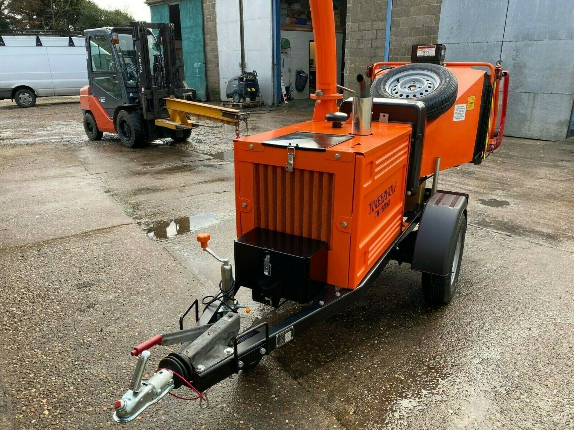 TIMBERWOLF TW150 DHB WOOD CHIPPER, KUBOTA DIESEL ENGINE *PLUS VAT* - Image 2 of 11