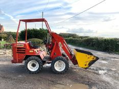 SOCOMAG MULTILOADER 4 WHEEL DRIVE KUBOTA DIESEL ENGINE RUNS DRIVES AND LIFTS *PLUS VAT*