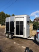 IFOR WILLIAMS 505 TWIN AXLE HORSEBOX TRAILER, LIGHTS WORKING, ALUMINIUM FLOOR *NO VAT*