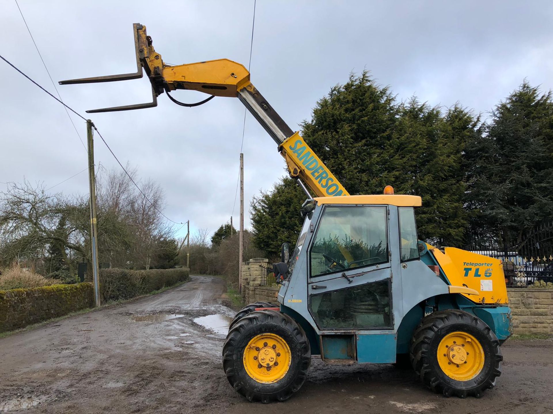 SANDERSON TL6 TELEHANDLER, 6M REACH, 4 WHEEL DRIVE, RUNS, WORKS & LIFTS *PLUS VAT* - Image 3 of 7