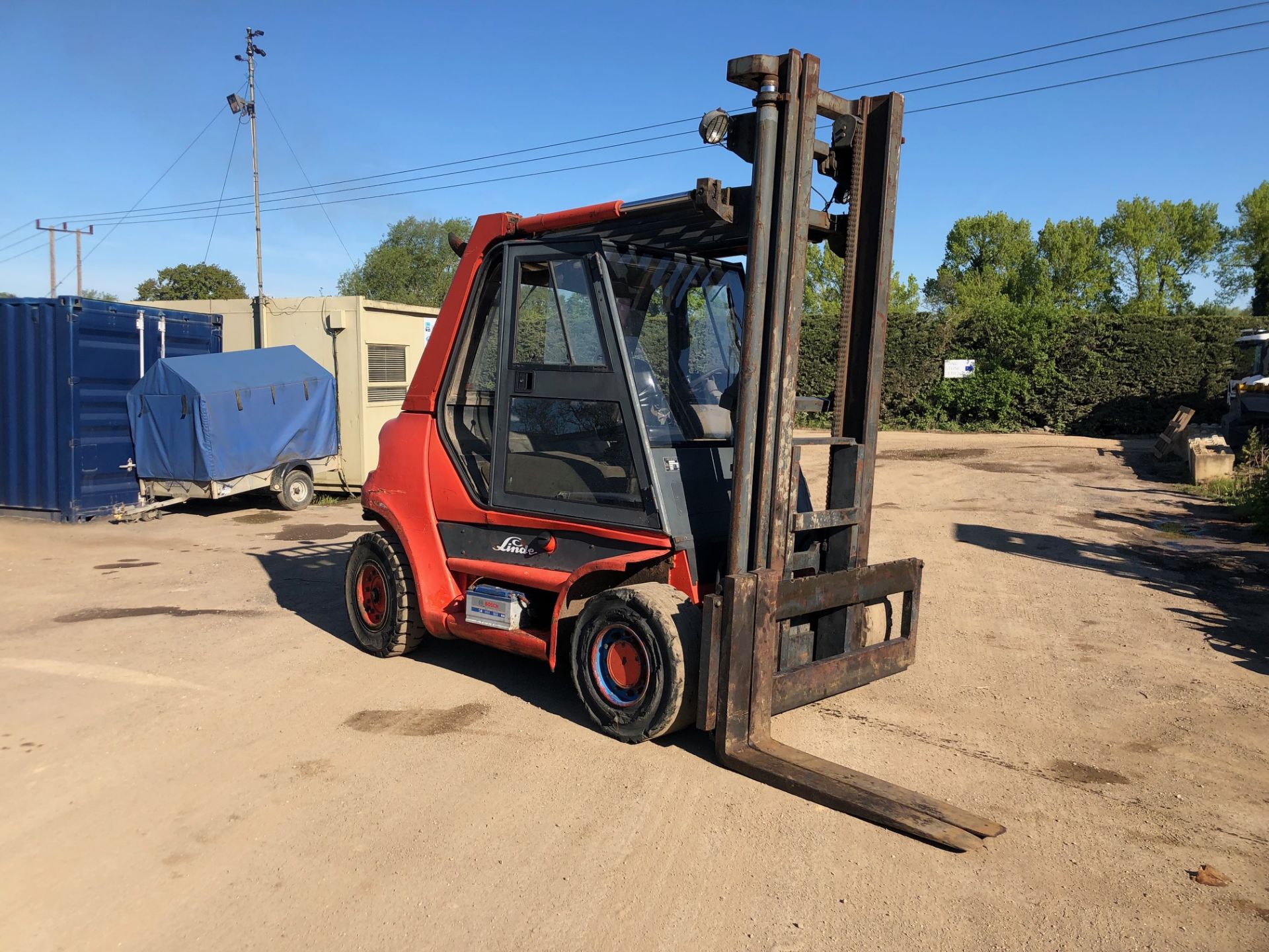 1996 LINDE H60 6 TON DIESEL FORKLIFT, MACHINE NOT RUNNING *PLUS VAT*