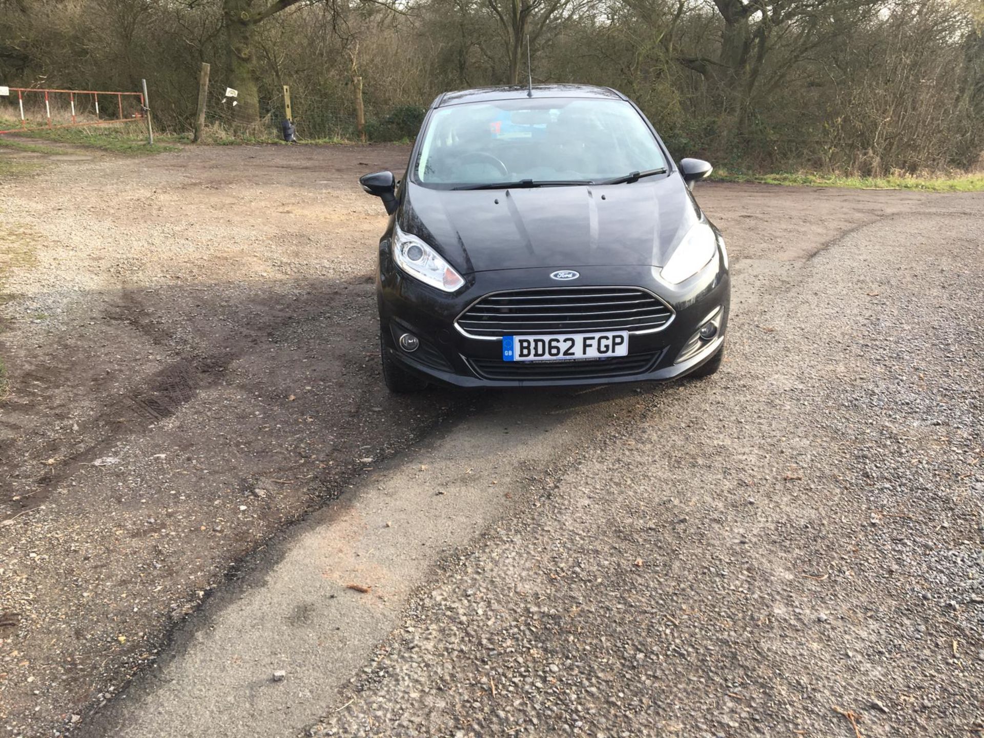 2013/62 REG FORD FIESTA ZETEC 1.25 PETROL BLACK 3DR HATCHBACK, SHOWING 2 FORMER KEEPERS *NO VAT* - Image 3 of 17