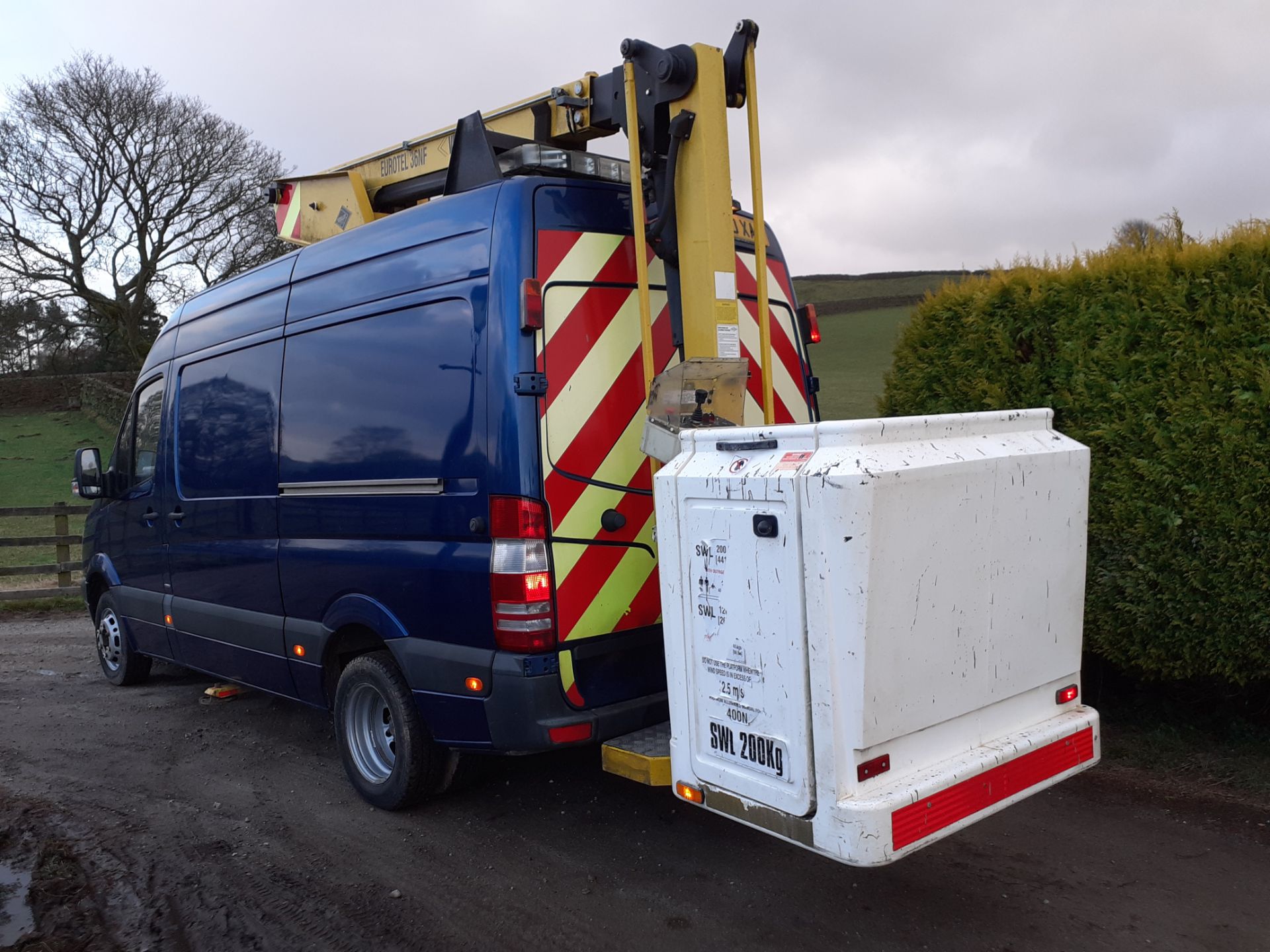 2010/10 REG MERCEDES-SPRINTER 513 CDI 2.2 DIESEL CHERRY-PICKER, SHOWING 0 FORMER KEEPERS *PLUS VAT* - Image 3 of 10