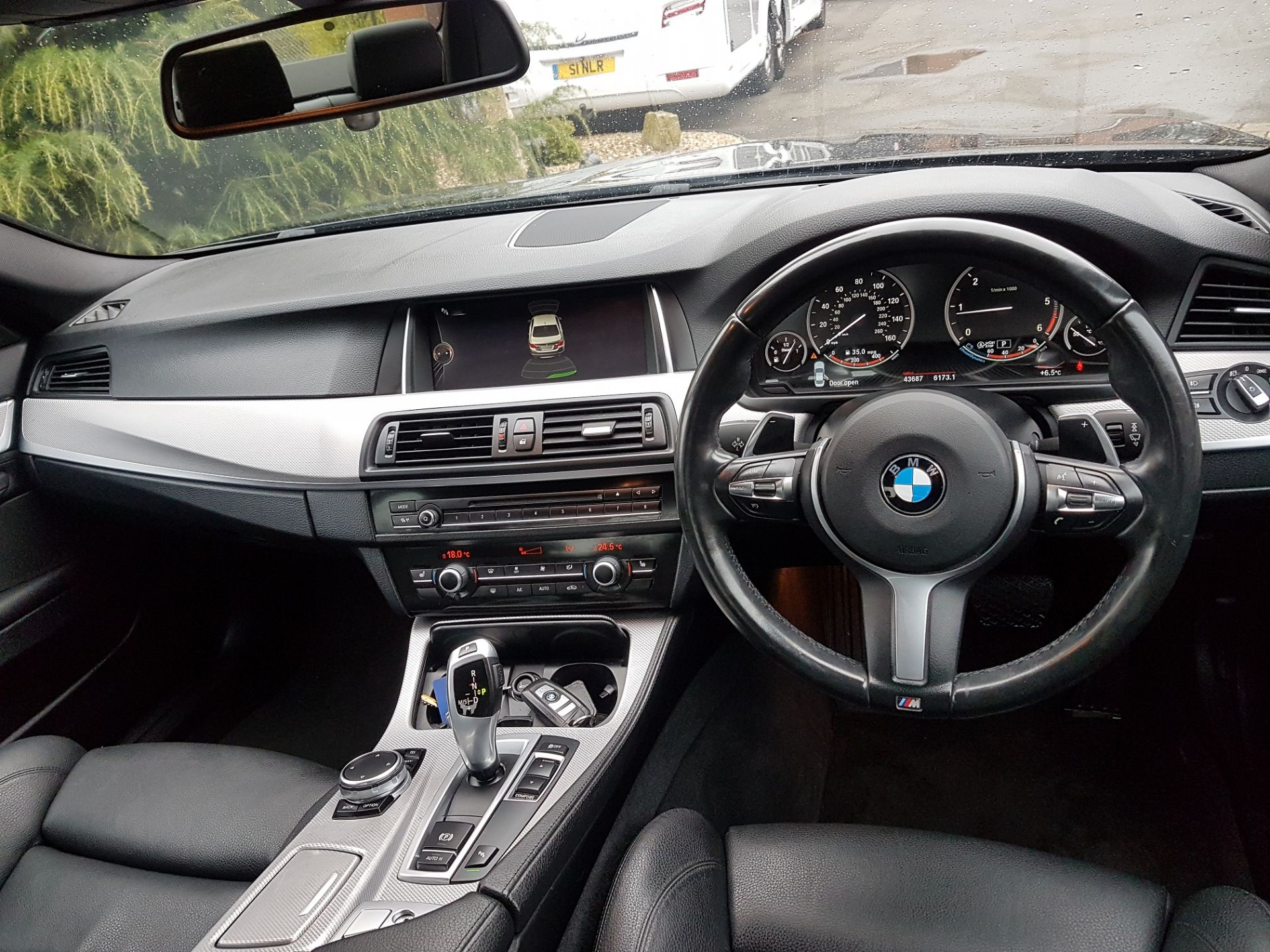 2016/66 REG BMW 520D M SPORT 2.0 DIESEL AUTO BLACK 4 DOOR SALOON, SHOWING 1 FORMER KEEPER *NO VAT* - Image 9 of 10