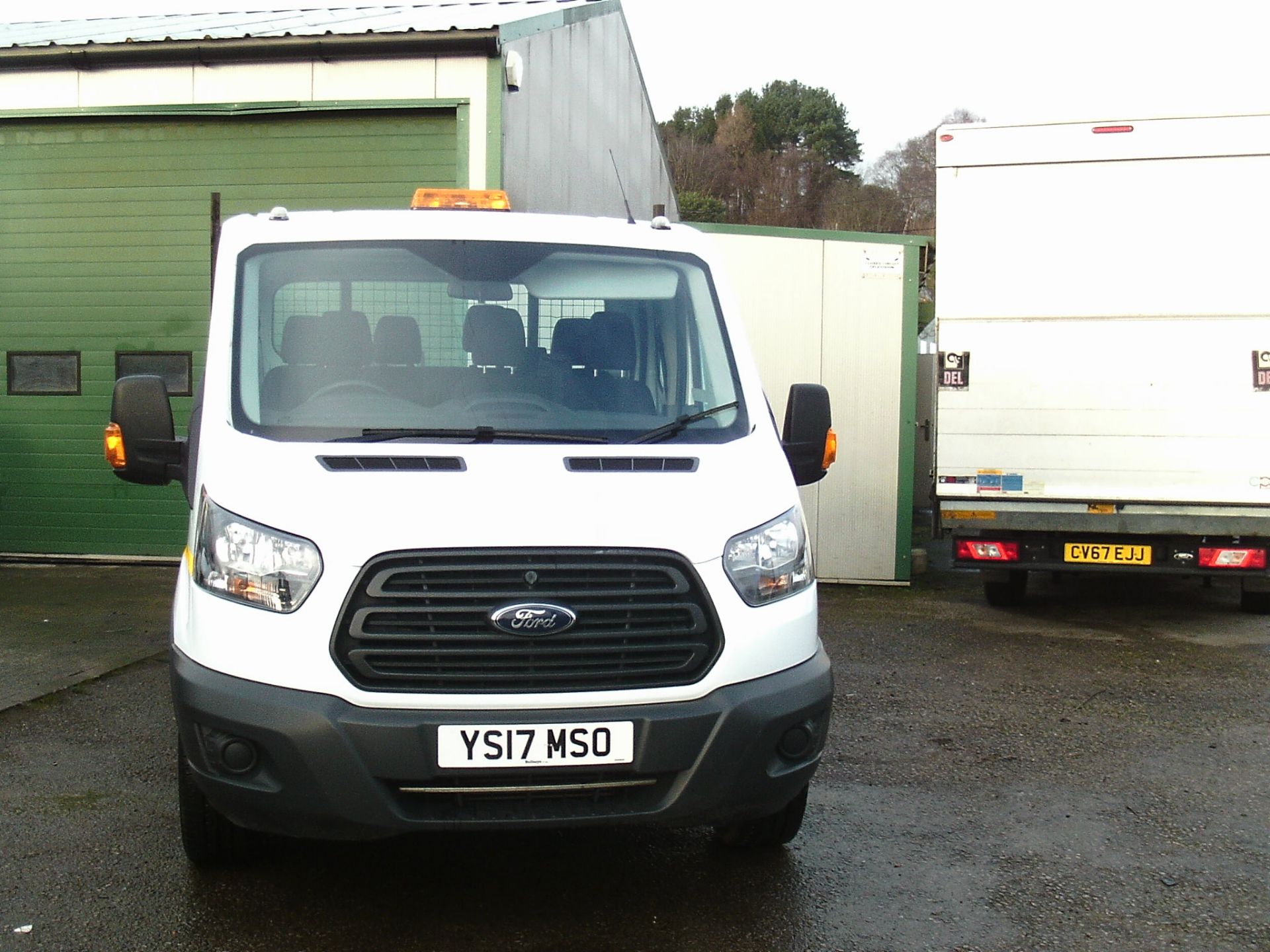 2017/17 REG FORD TRANSIT 350 CREWCAB 2LT EURO 6 130BHP 2.0 DIESEL WHITE TIPPER *PLUS VAT* - Image 3 of 13